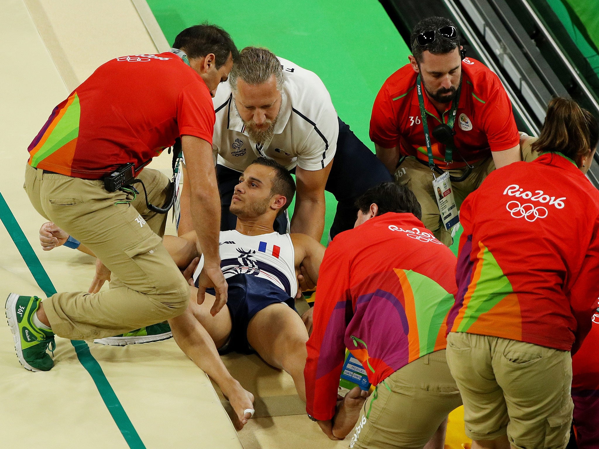 Ait Said suffered a double compound leg fracture during Rio 2016