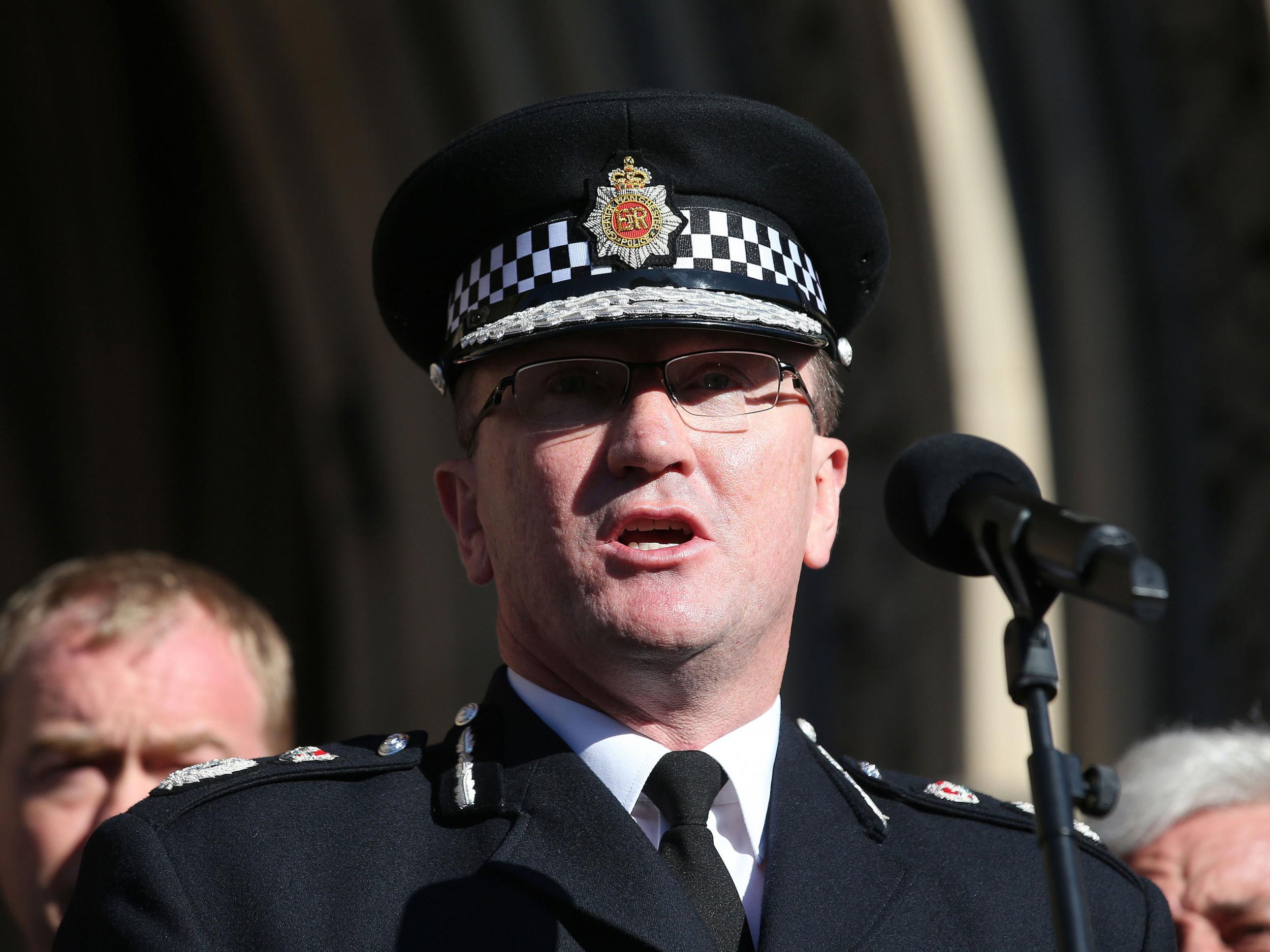 Chief Constable Ian Hopkins says police activity is 'intense' as they hunt for potential accomplices of the suicide bomber