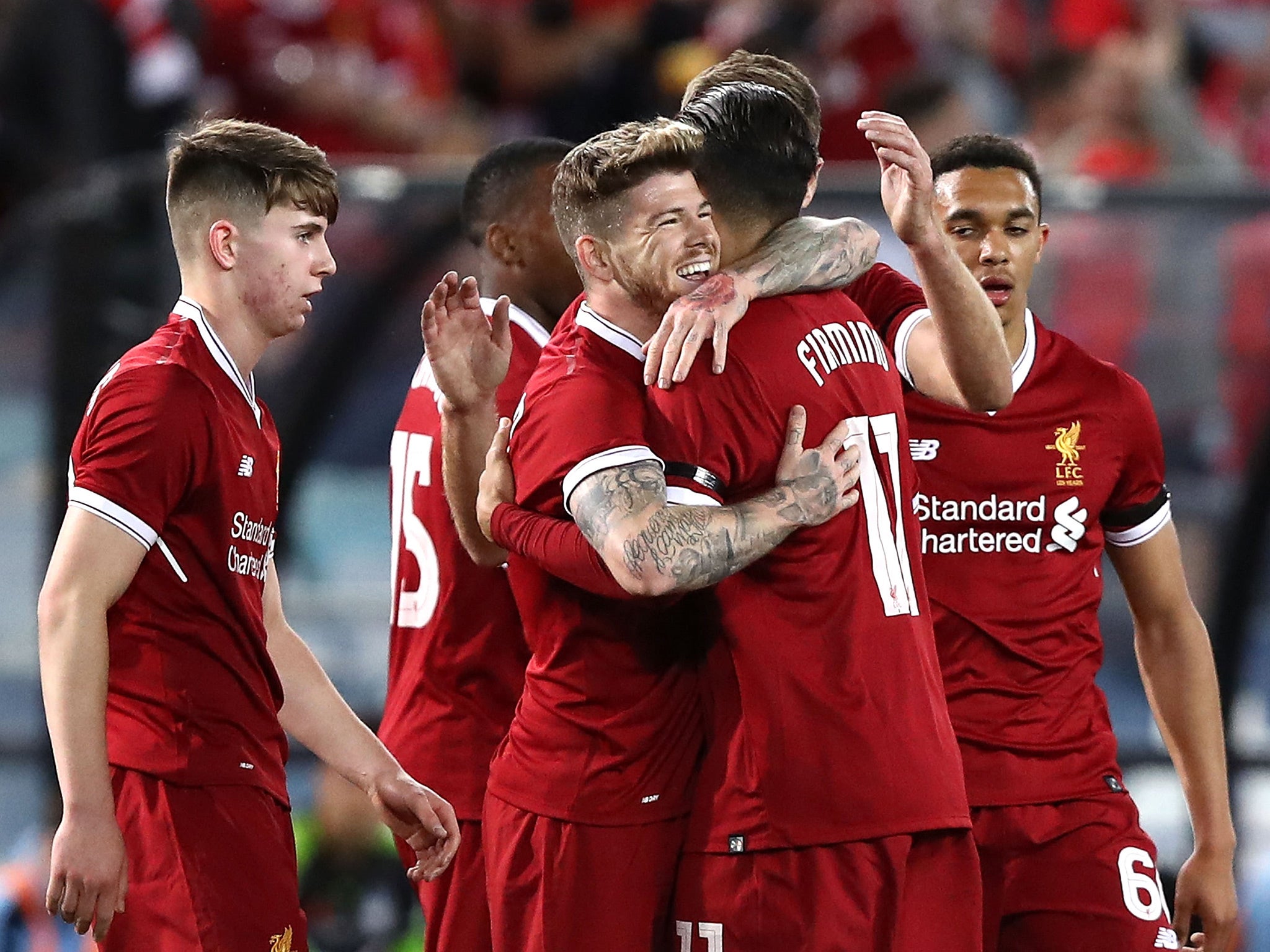 Alberto Moreno scored Liverpool's second after a delightful pass from Roberto Firmino