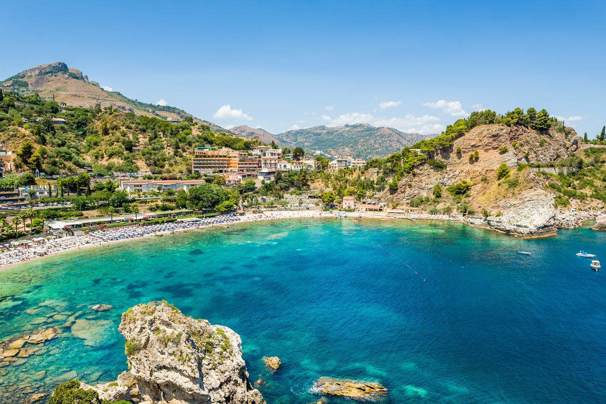 Taormina has plenty of beaches for topping up your tan