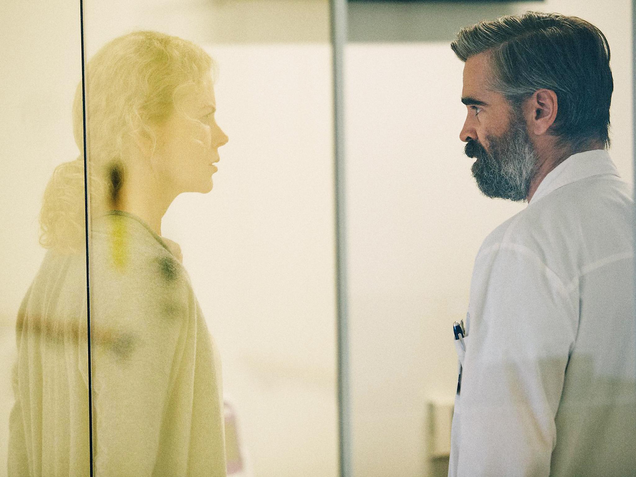 Kidman as the wife to Colin Farrell's surgeon in the bleak suburban nightmare ‘The Killing of a Sacred Deer’