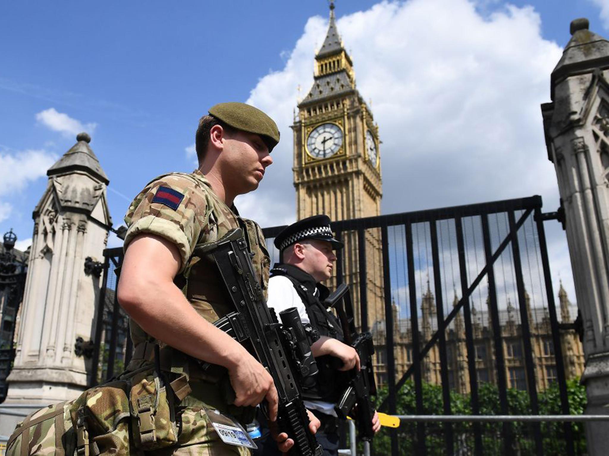 Soldiers were temporarily deployed to bolster police forces when the terror threat was raised to 'critical' following the Manchester attack