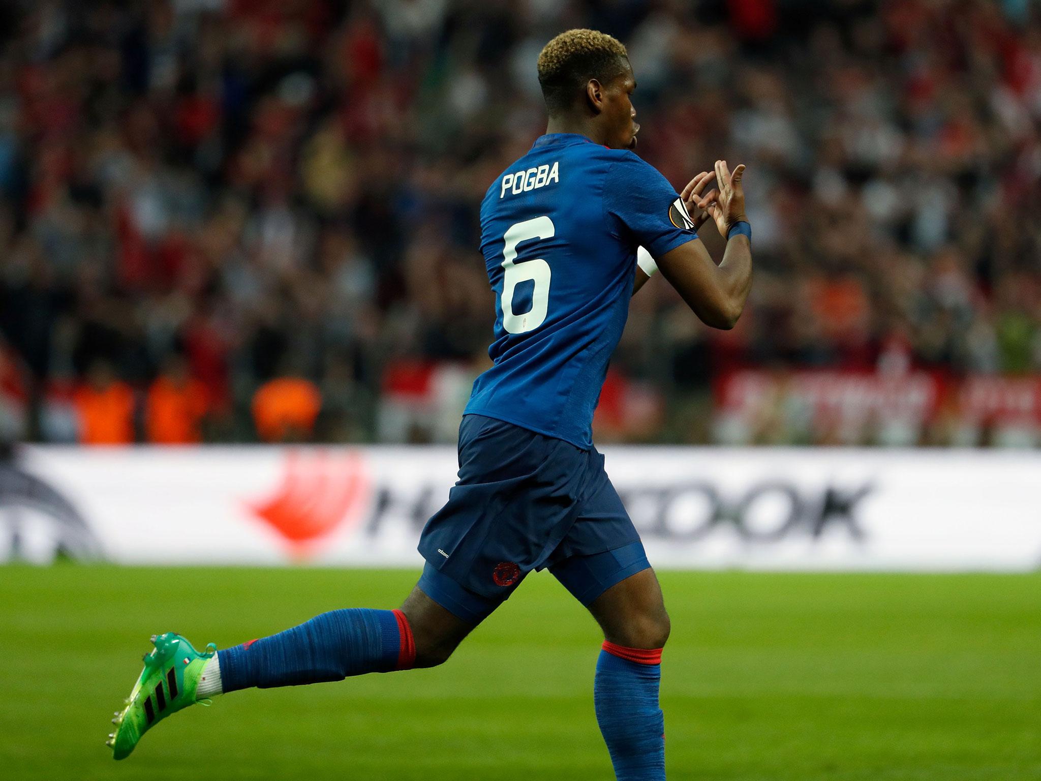 Pogba dedicated his goal to his late father (Getty)