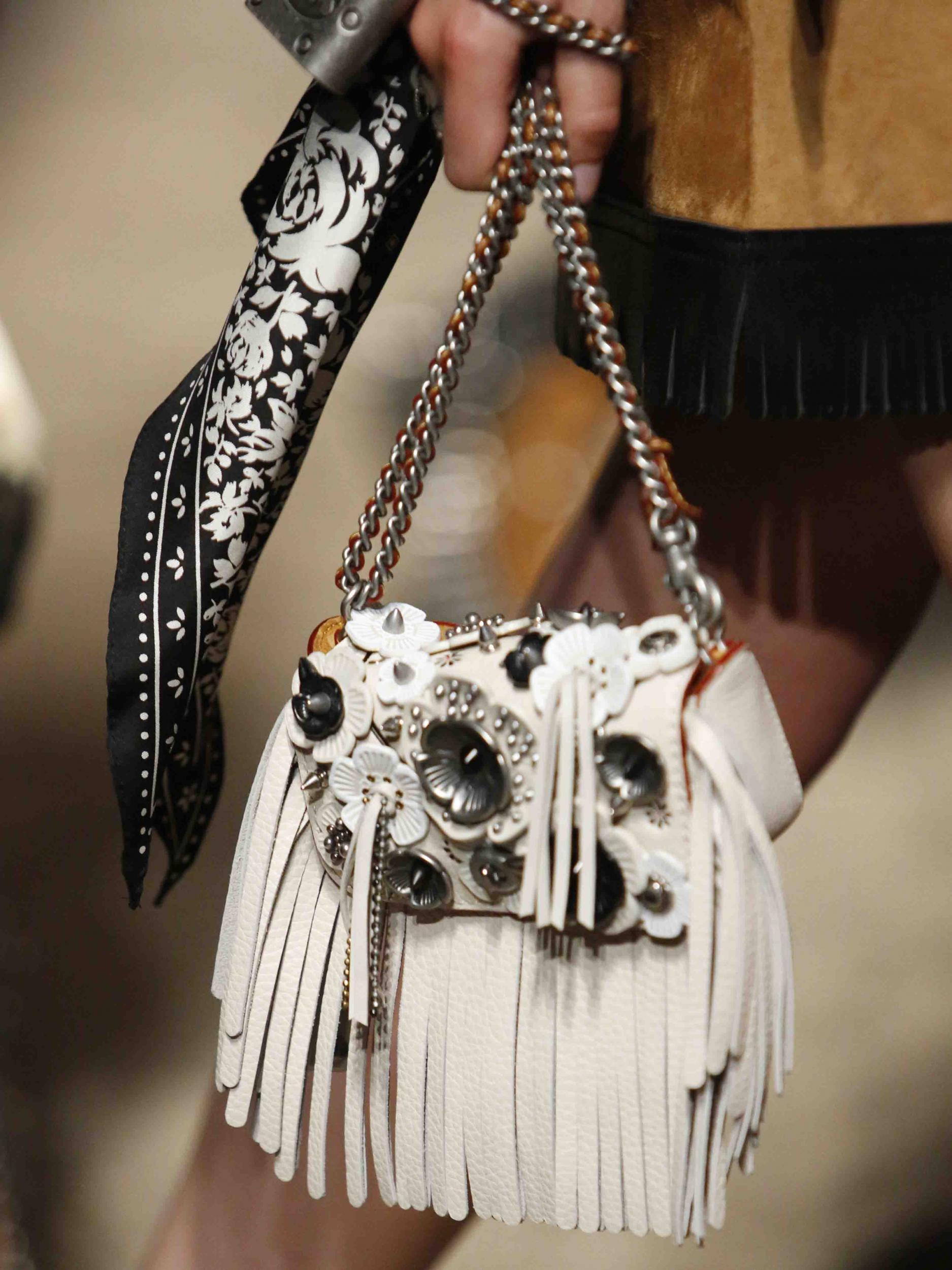 Coach embraced an all-American vibe with masses of fringing