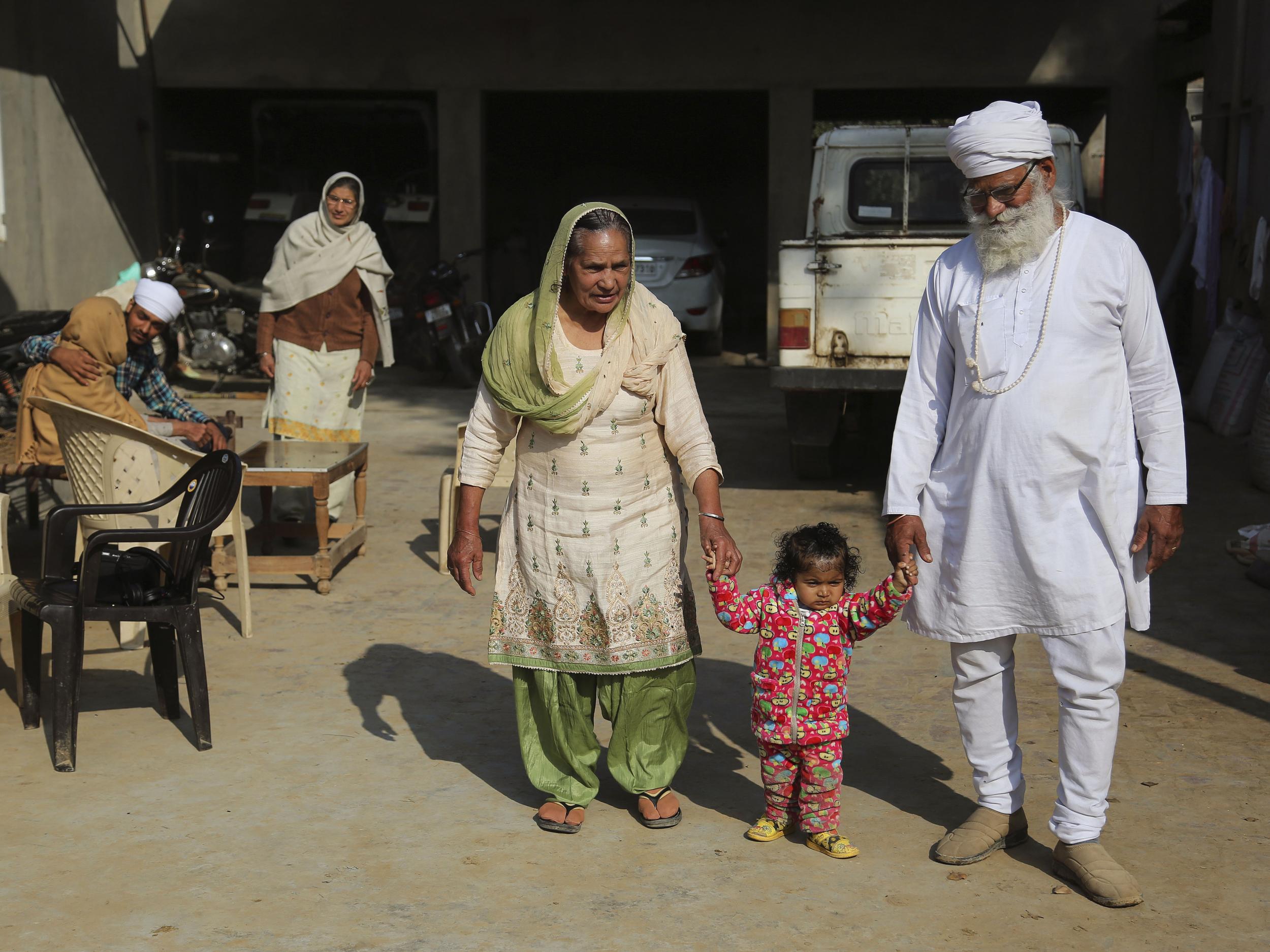 Manjeet Kaur and her husband Gurdev Singh hail the birth of their child as ‘God’s will’