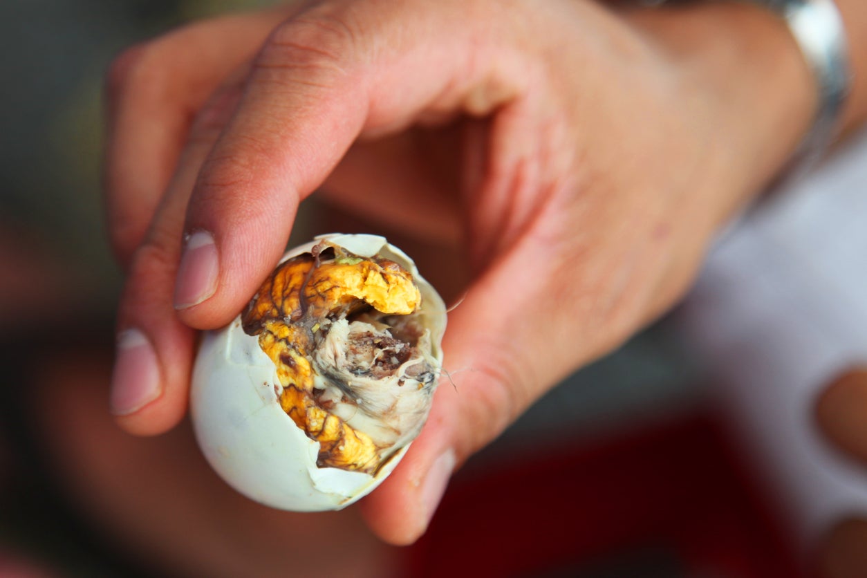 The fertilised eggs are often used as a hangover cure (Getty/iStockphoto)