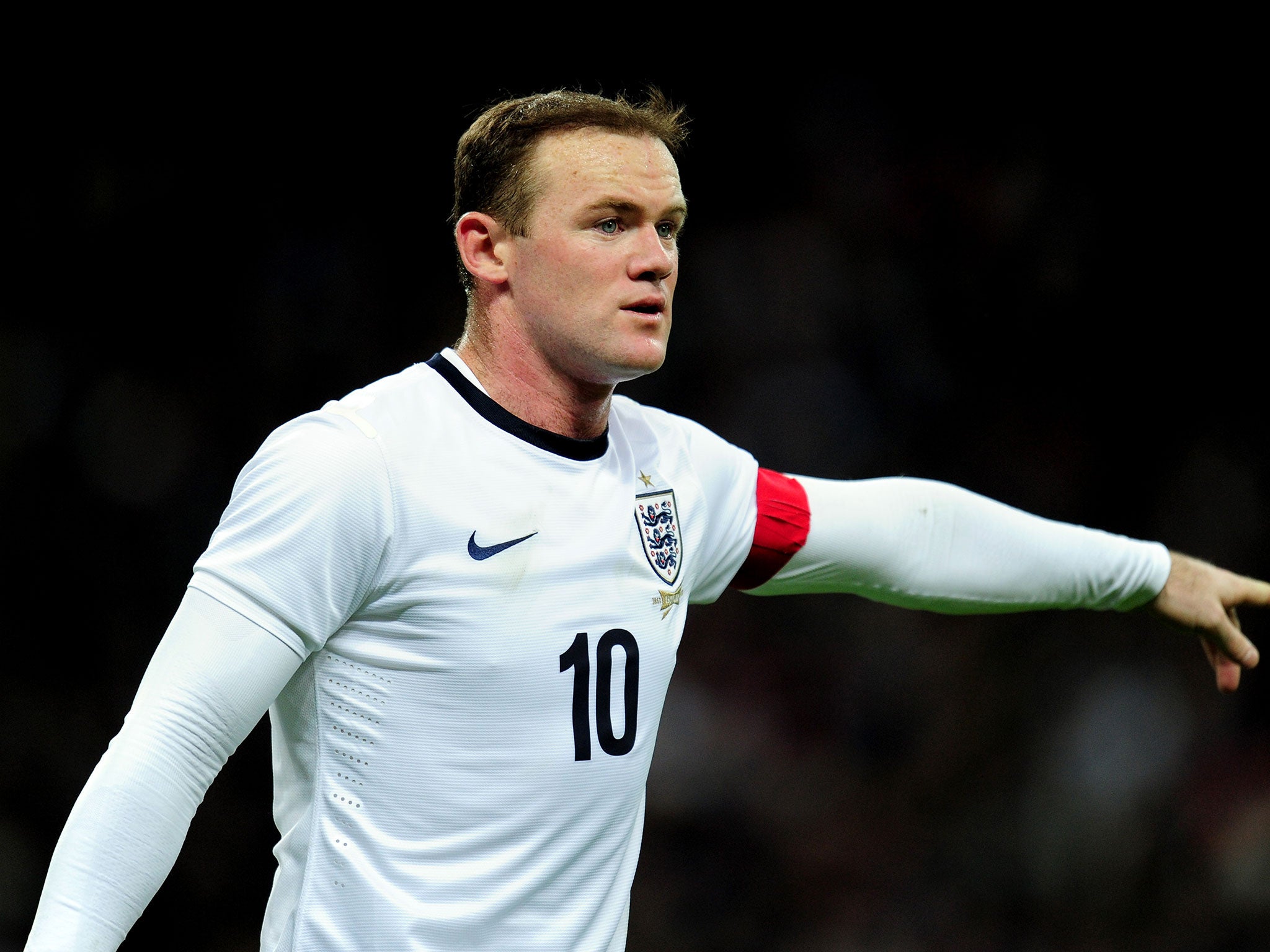 Wayne Rooney as England captain