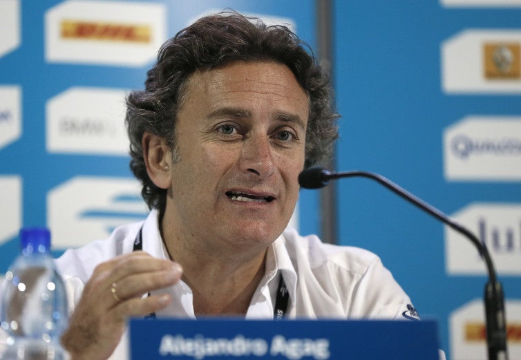 Alejandro Agag does not see Formula E as a rival for F1, rather a complementary pursuit (EPA)