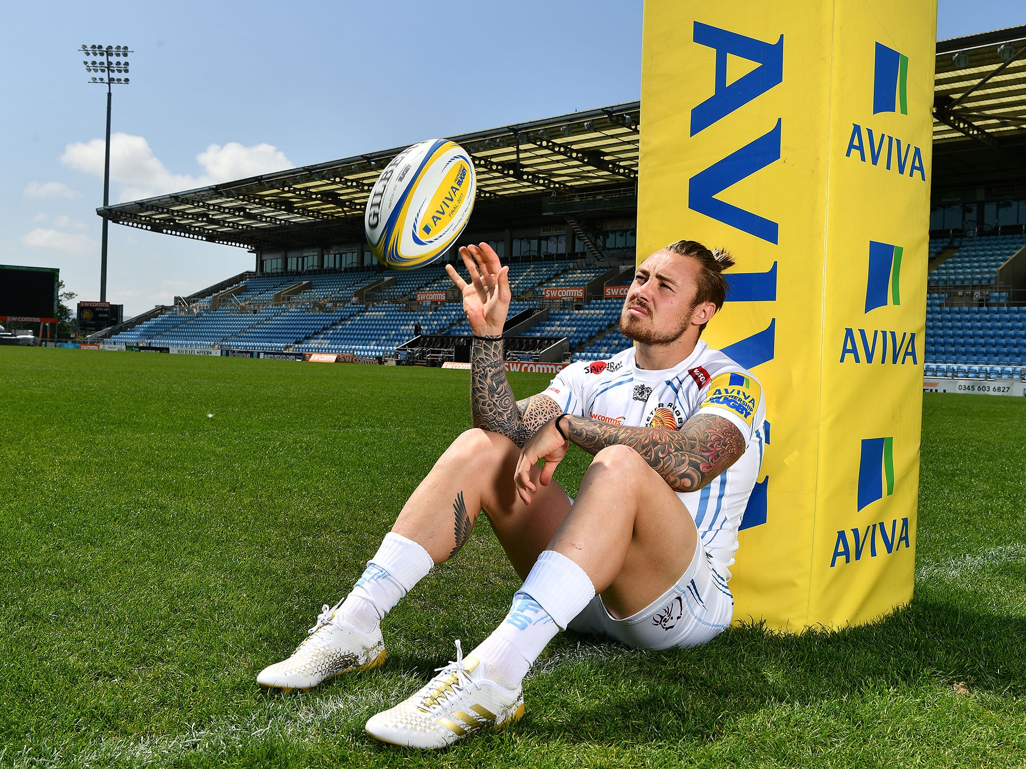 Jack Nowell scored in the semi-final victory over Saracens