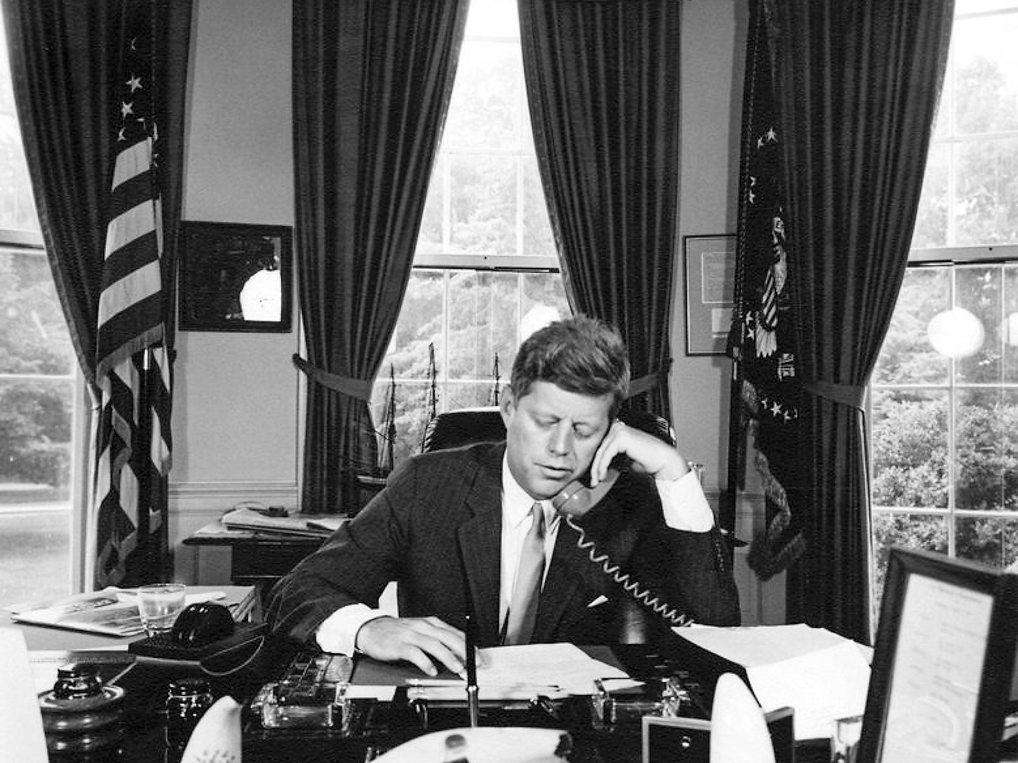 The release of the classified JFK files was scheduled under law for next month - although the President has the power to suppress them for another 25 years if it is considered to be in the interests of national security