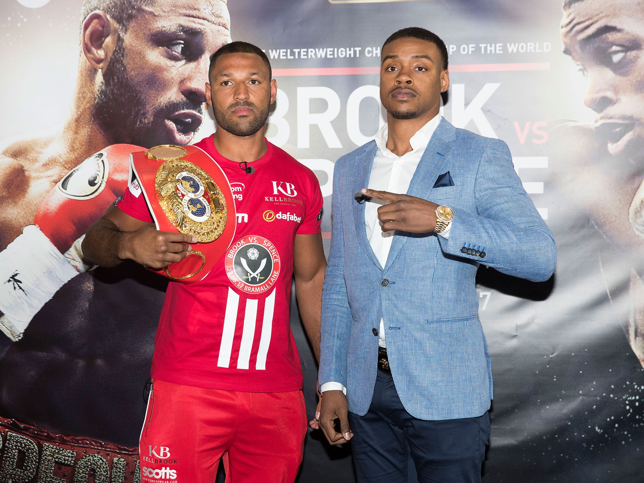 Brook takes on unbeaten American Errol Spence