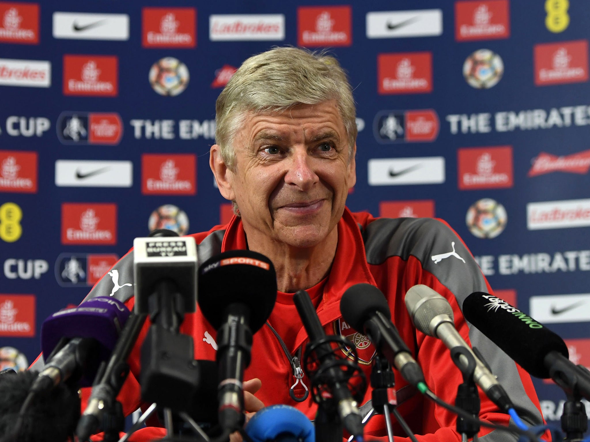 Wenger felt the FA Cup was the perfect argument he could change