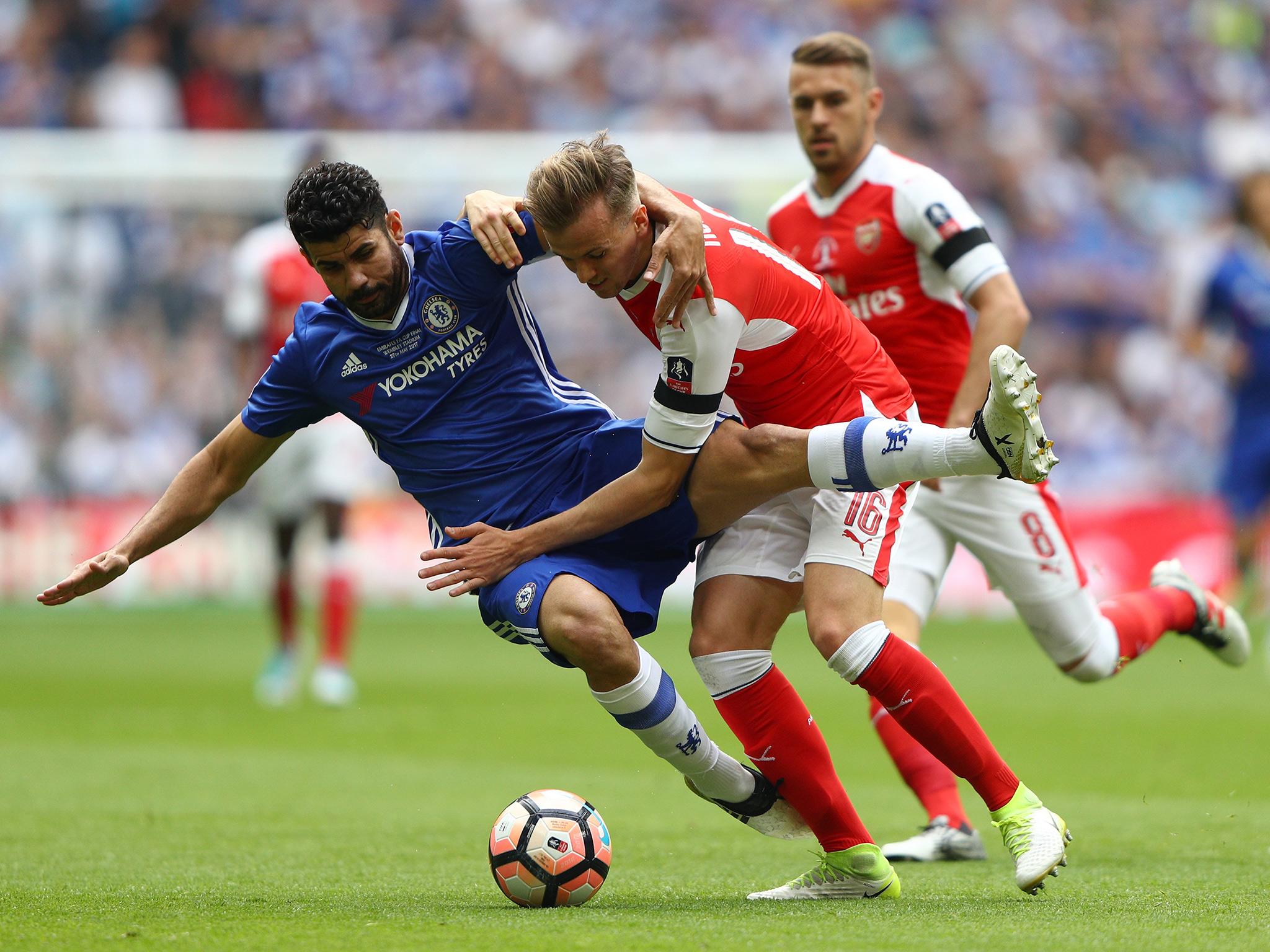 Was Arsenal’s only weak link today – he was outpaced and struggled to deal with the Chelsea forwards.