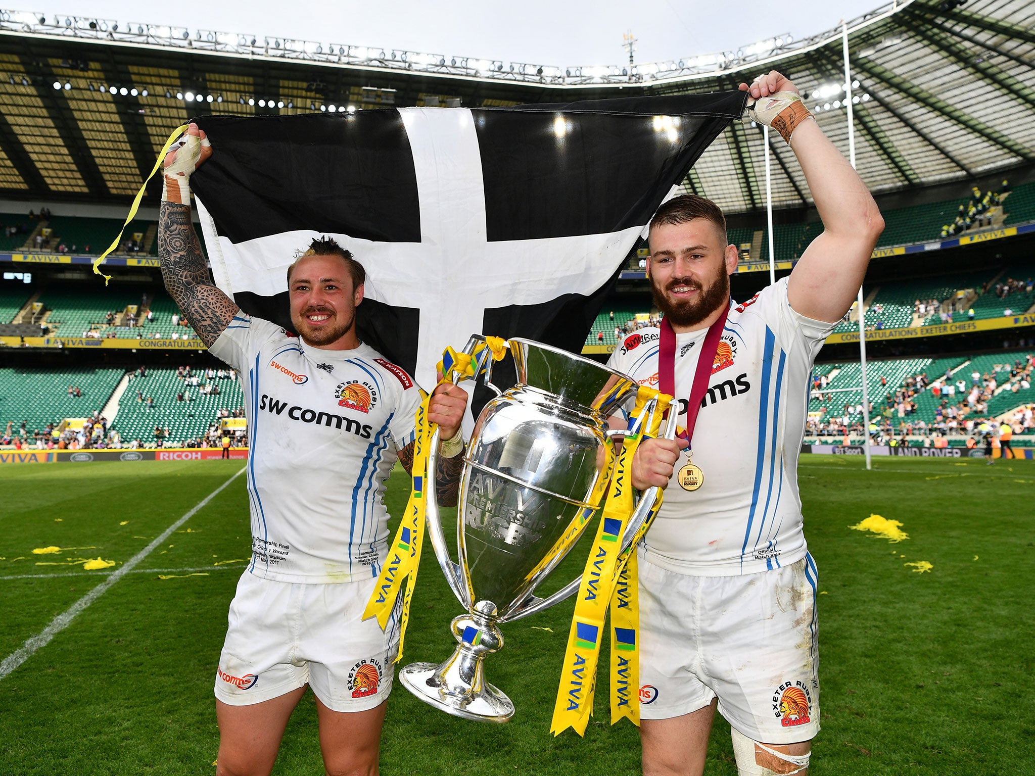 Nowell confirmed he would celebrate with his Exeter teammates before joining the Lions squad