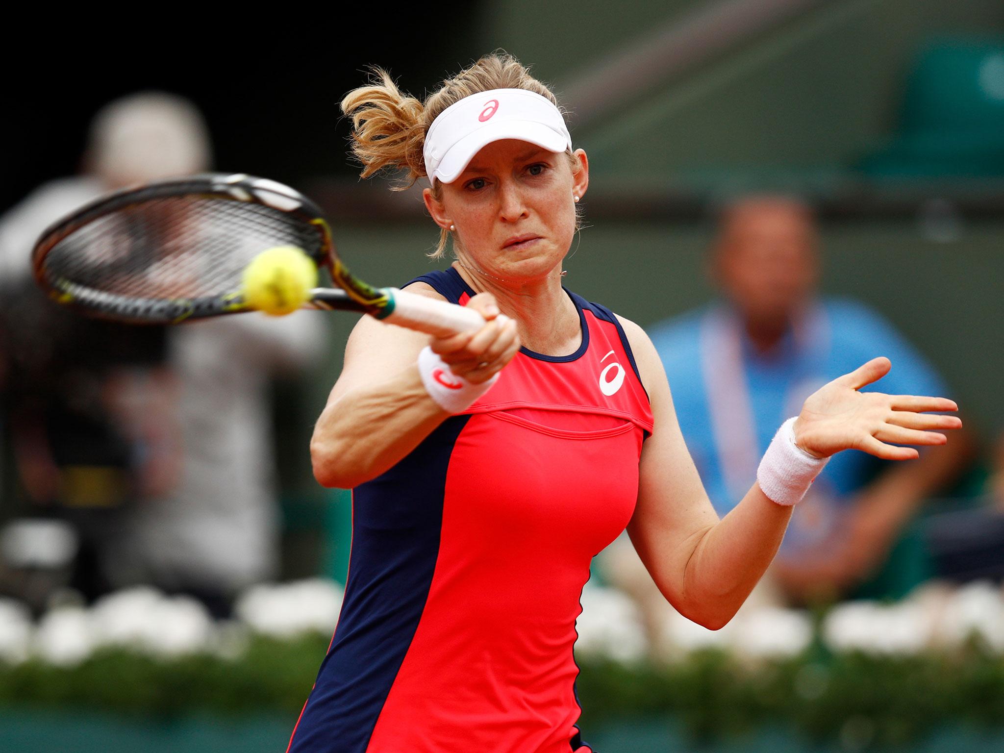 
Julia Boserup struggled against the Czech 