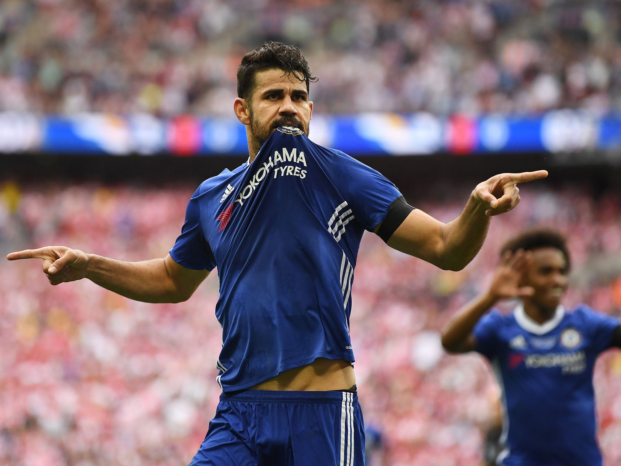 Diego Costa will lead the line for the Cavaliers next term