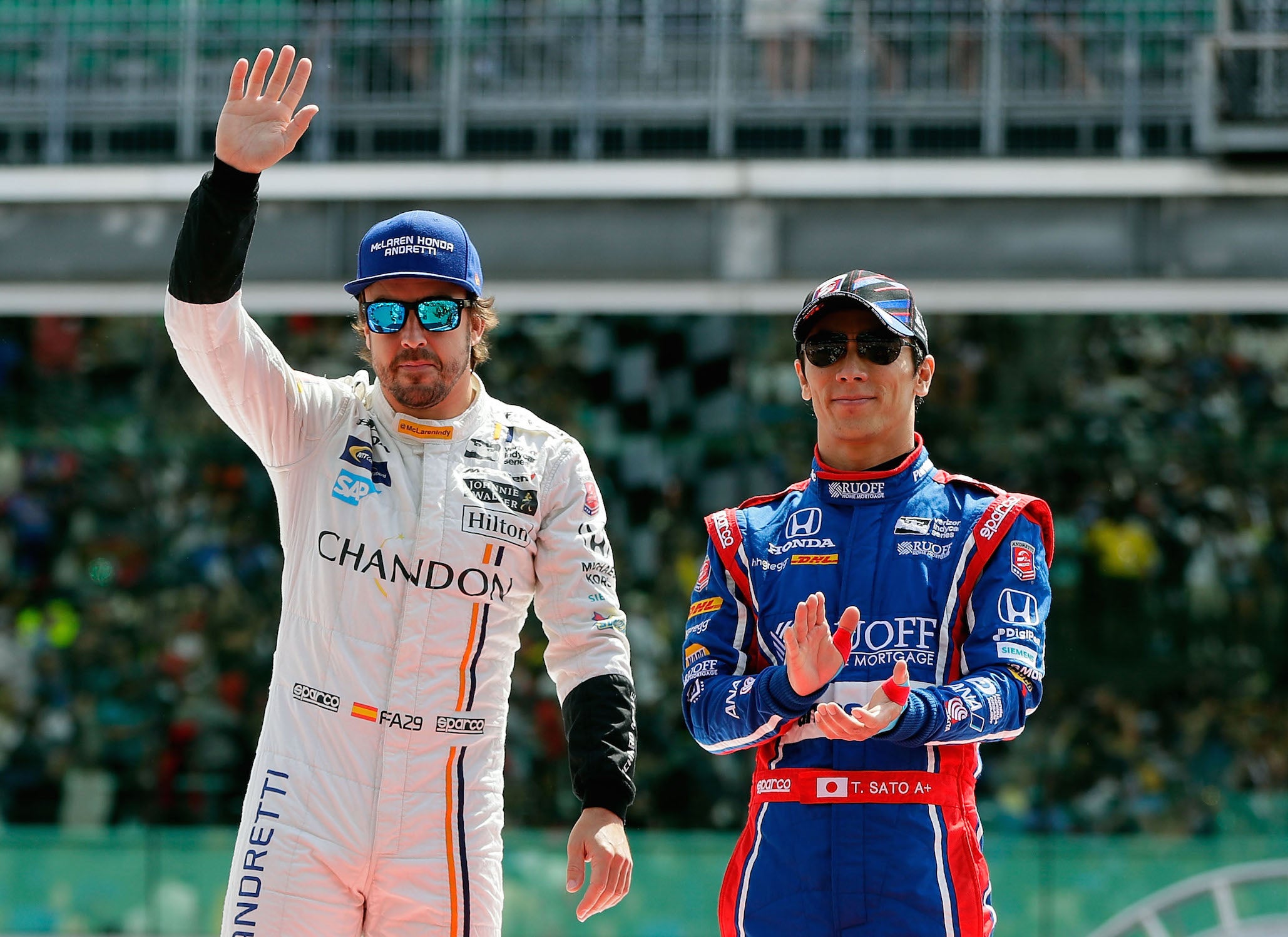 Takuma Sato was the eventual winner of the 101st Indy 500