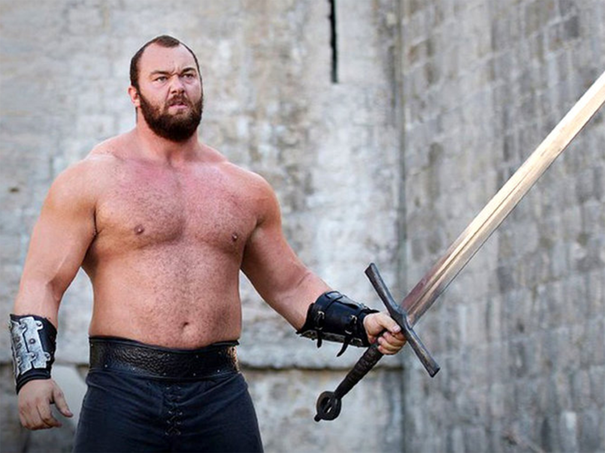 Hafþór Júlíus Björnsson plays The Mountain in Game of Thrones