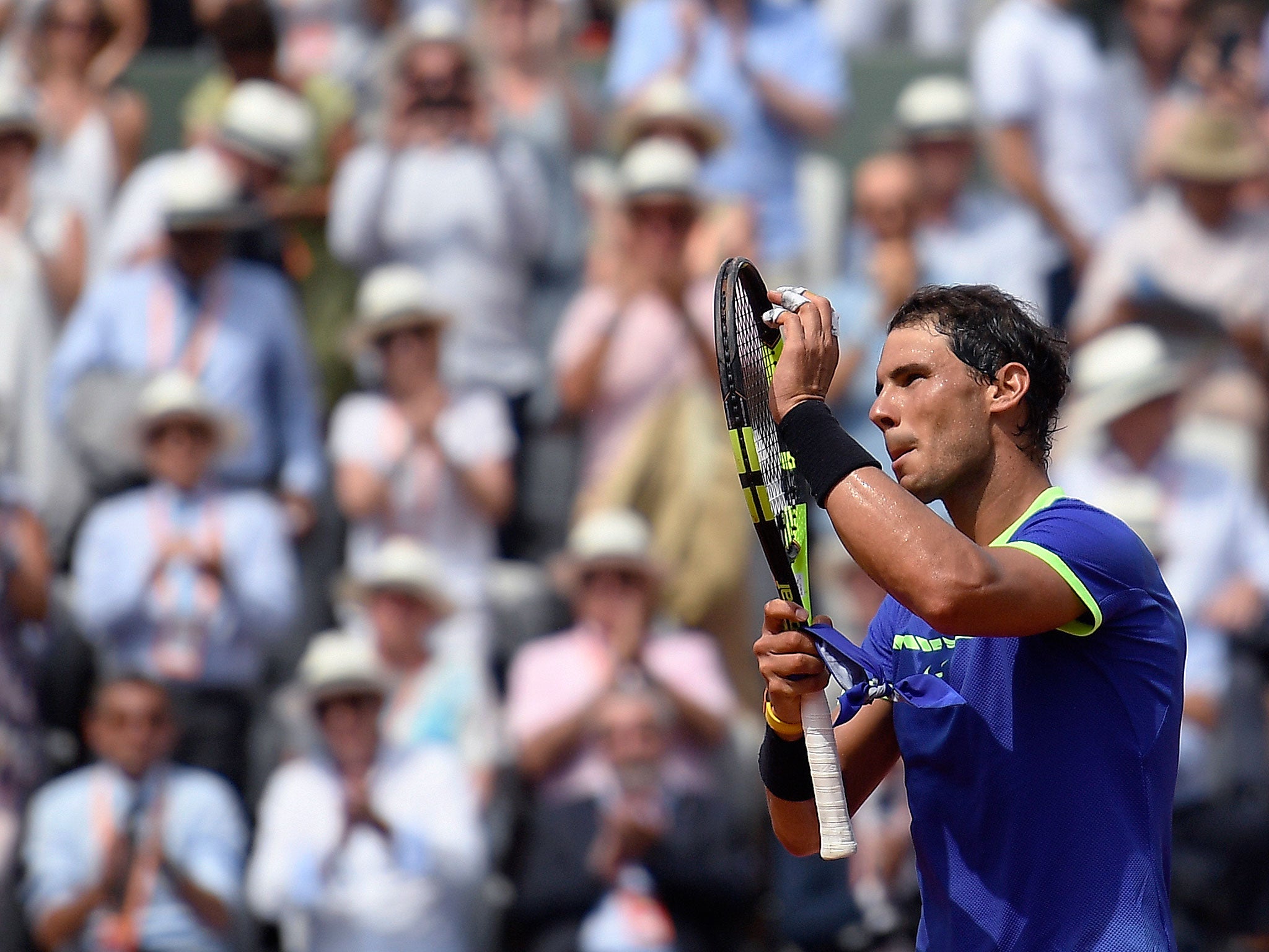 &#13;
Nadal got off to a winning start in Paris &#13;