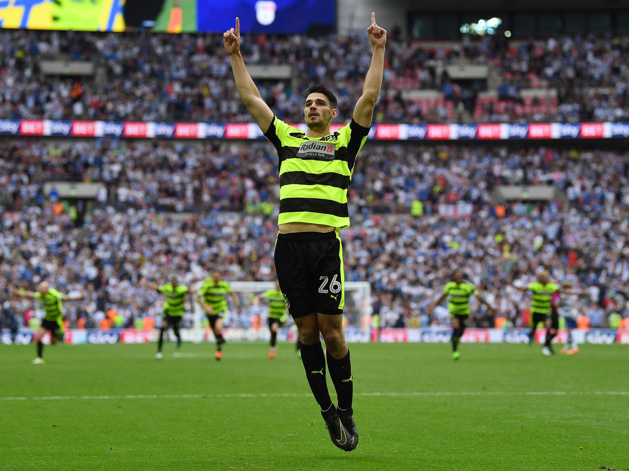 Christopher Schindler secured promotion for the Terriers with his winning penalty