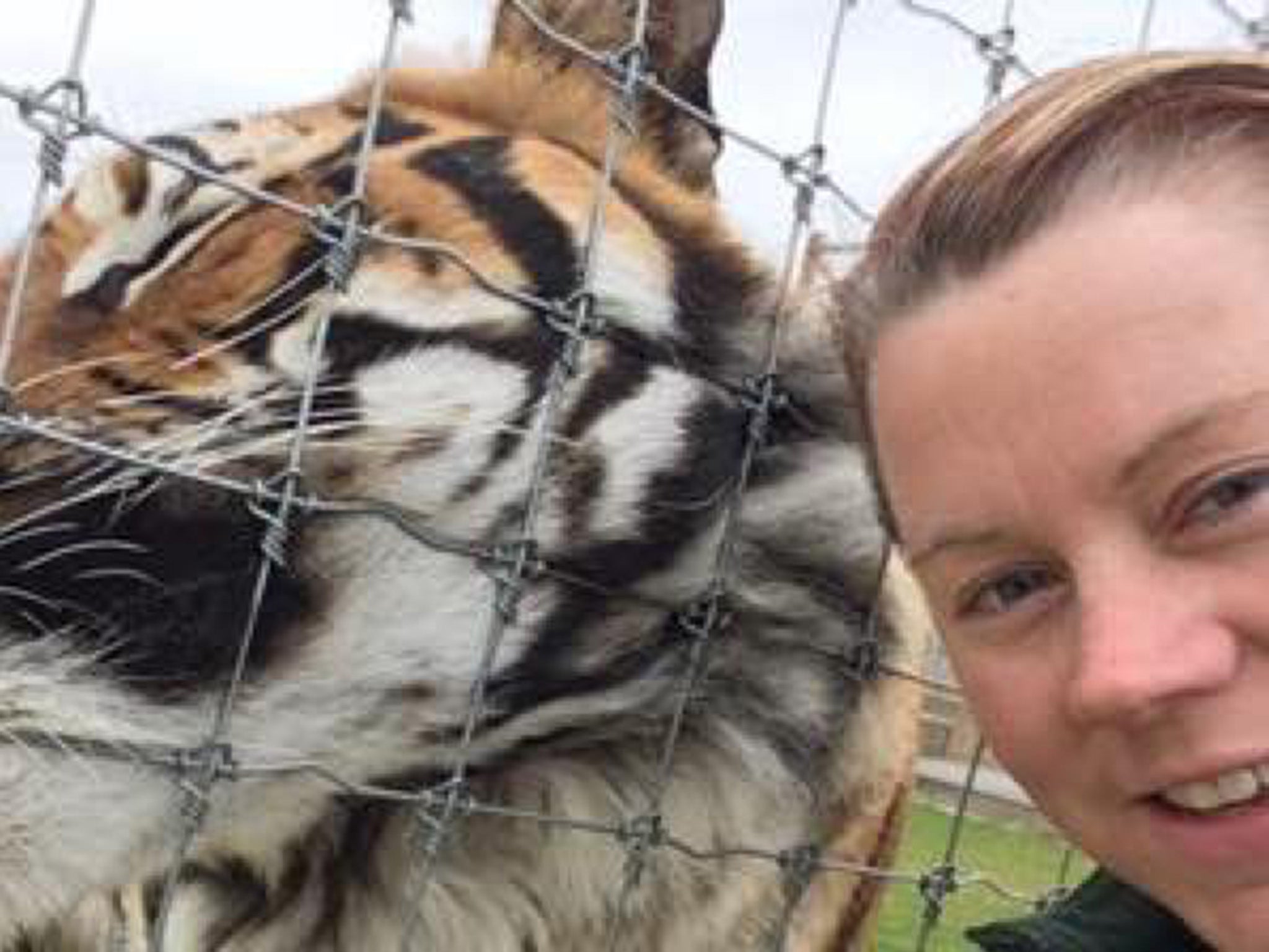 Hamerton Zoo Park keeper Rosa King