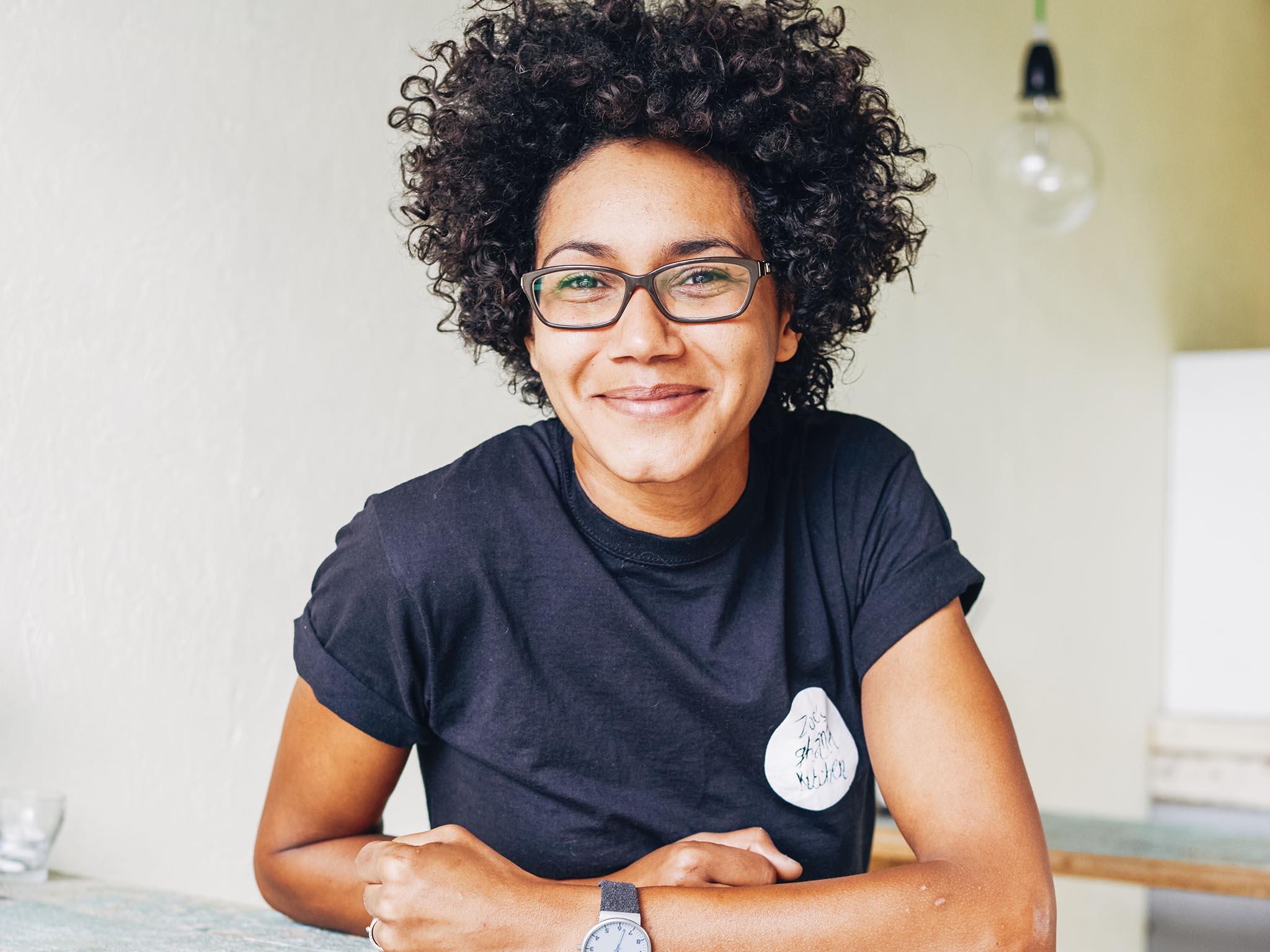 Zoe Adjonyoh, writer and cook from South-East London, demonstrates Afro-veganism (Zoe's Ghana Kitchen )