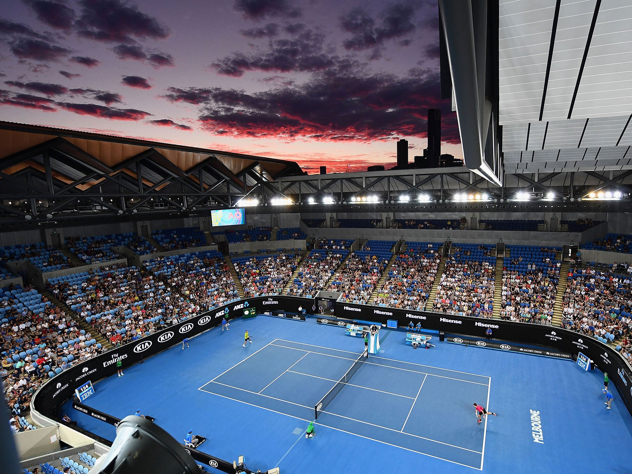 &#13;
Margaret Court, Melbourne Park &#13;