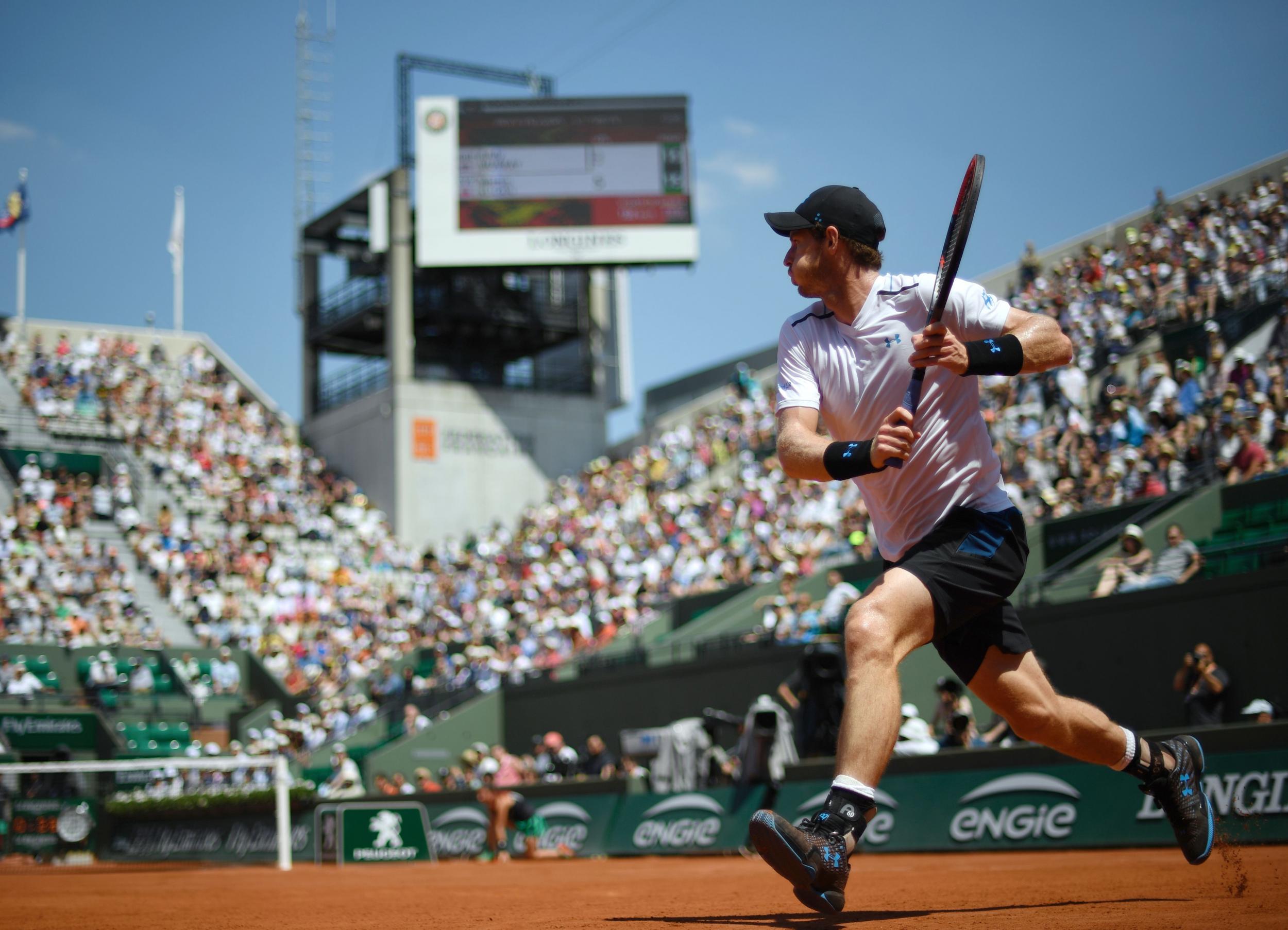 Murray is attempting to reach the third round in Paris