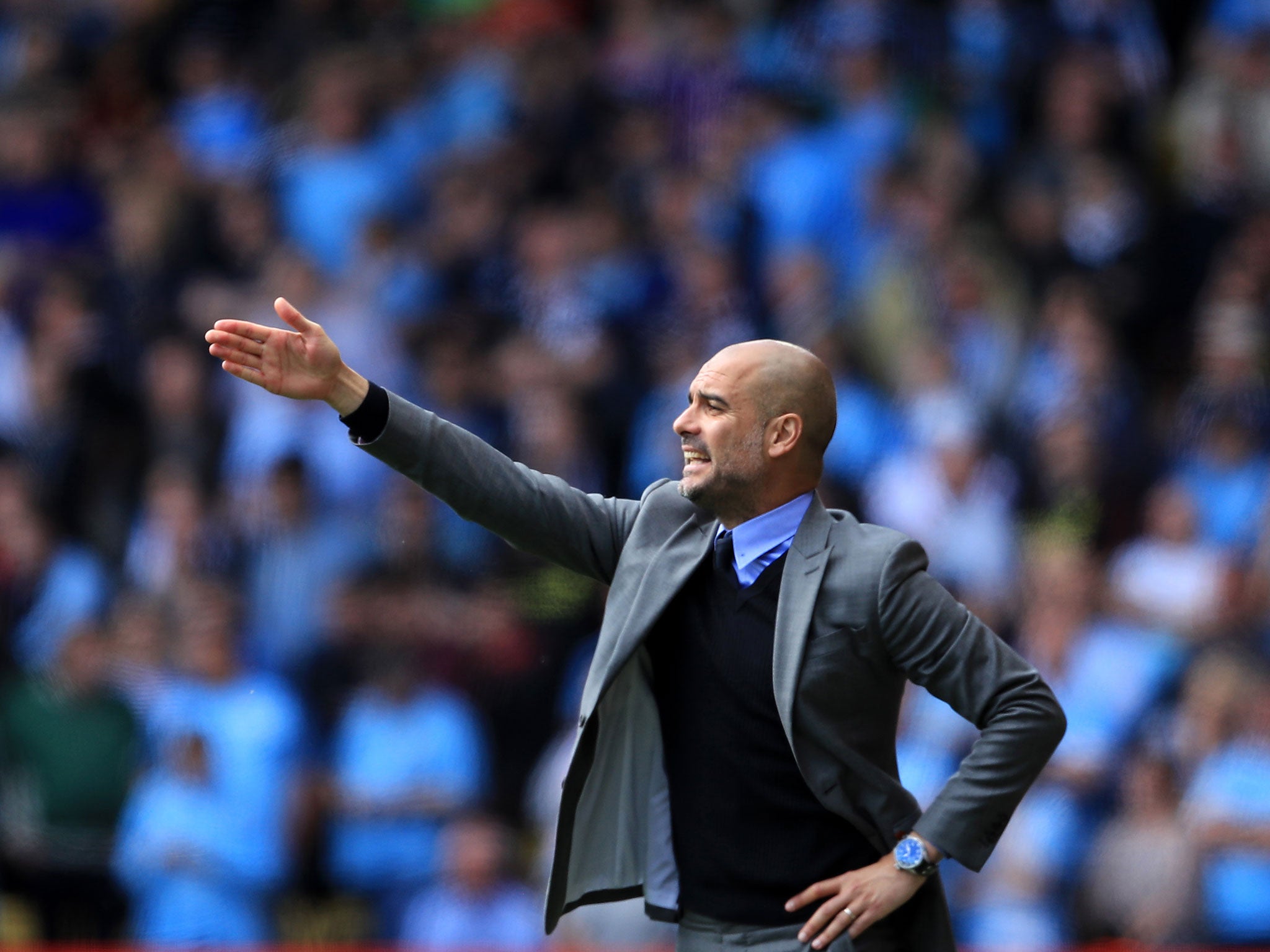 Pep Guardiola guided City to a third-place finish in his debut season