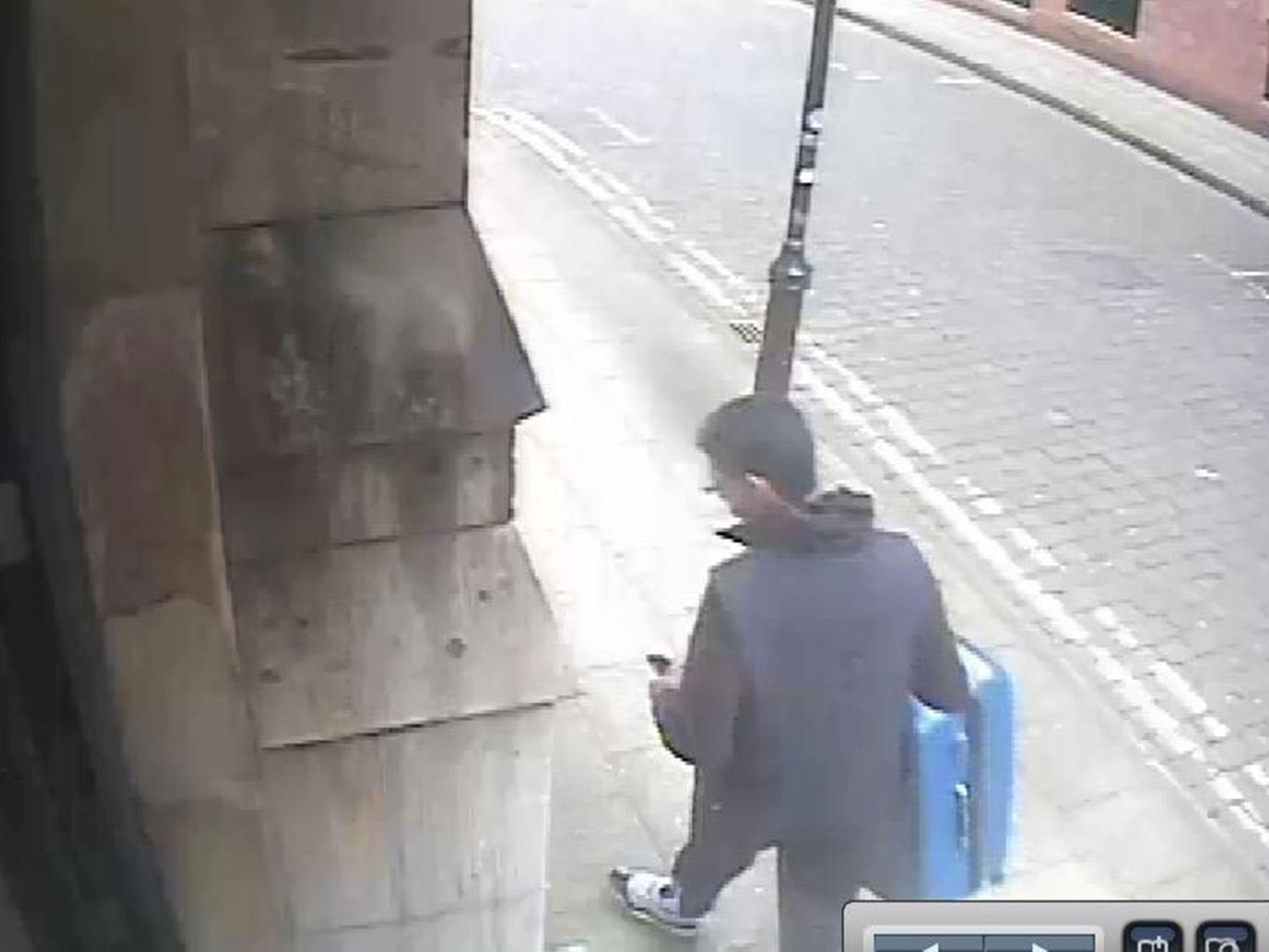 A CCTV image showing Salman Abedi between 18 and 22 May, before he carried out the attack