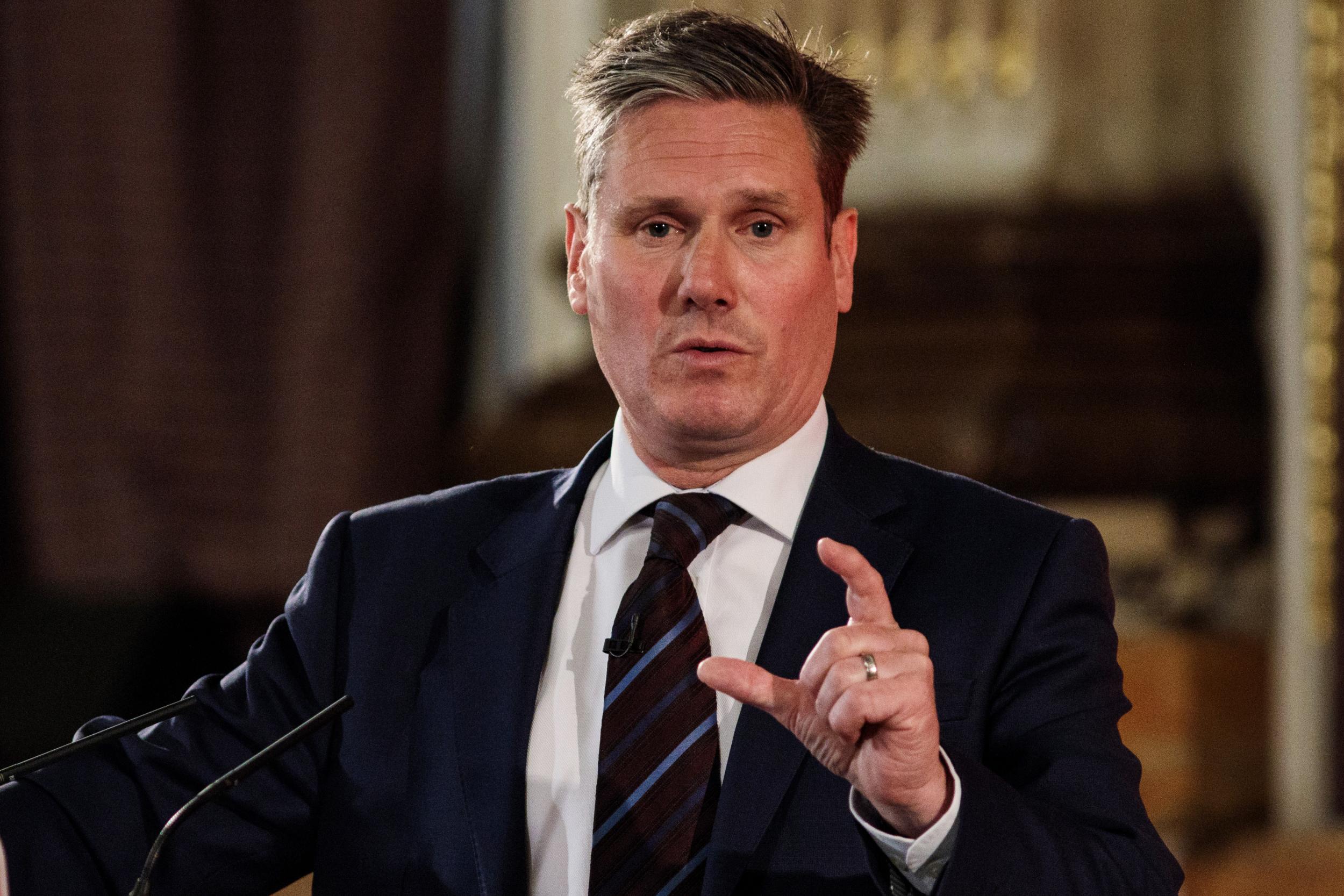 Labour’s Sir Keir Starmer refuted Mr Davis’s words