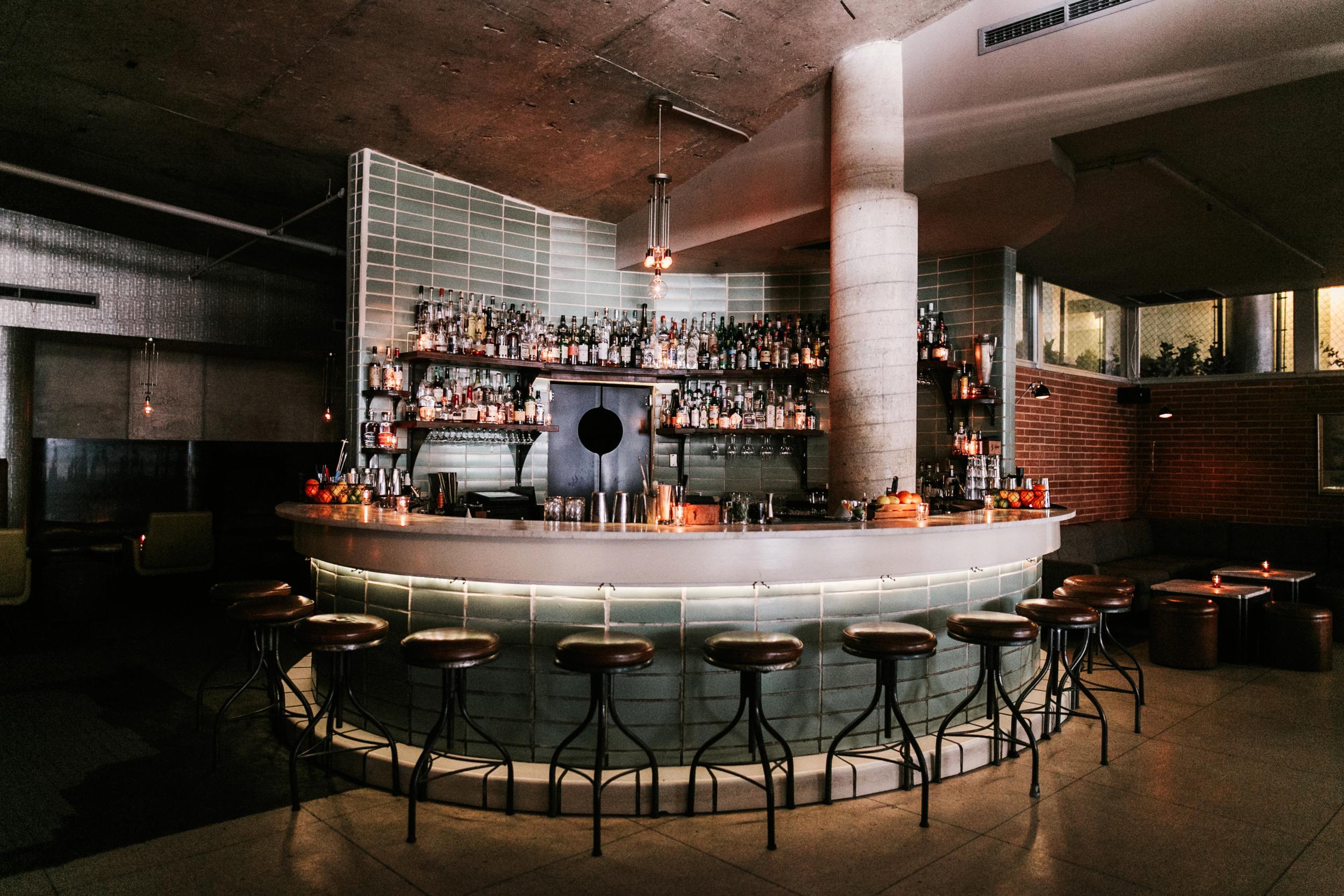 Garage bar is hidden in a multi-storey car park