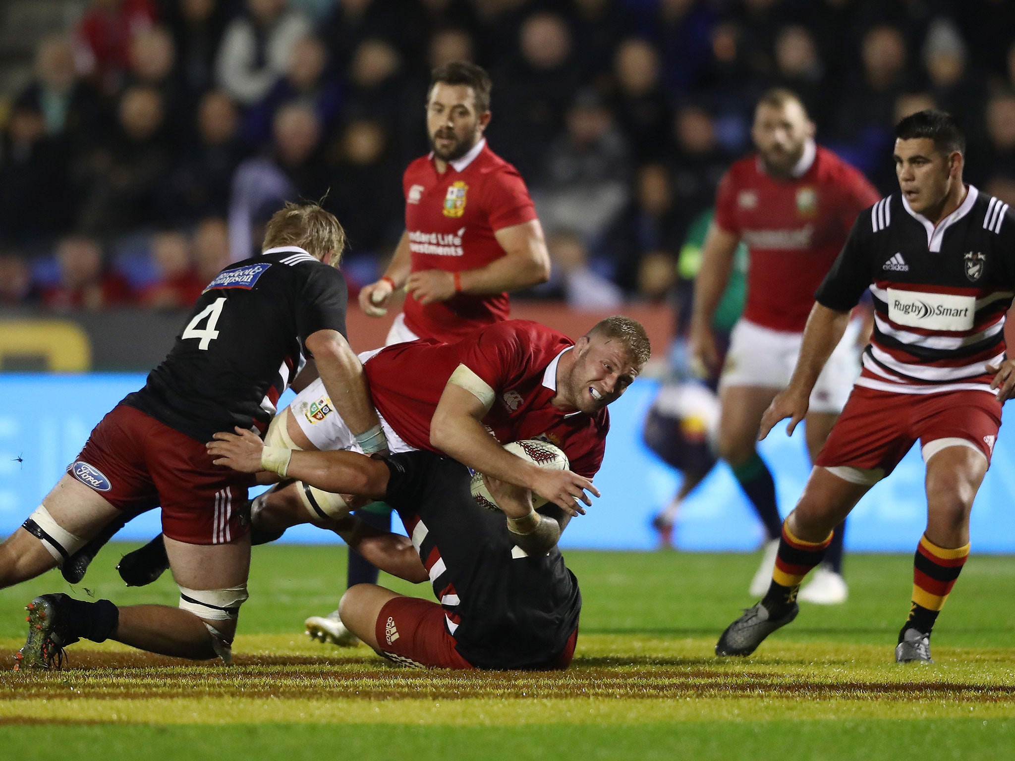 The Lions take on NZ Provincial Barbarians