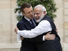 India comes out in support of Macron who is facing severe criticism 