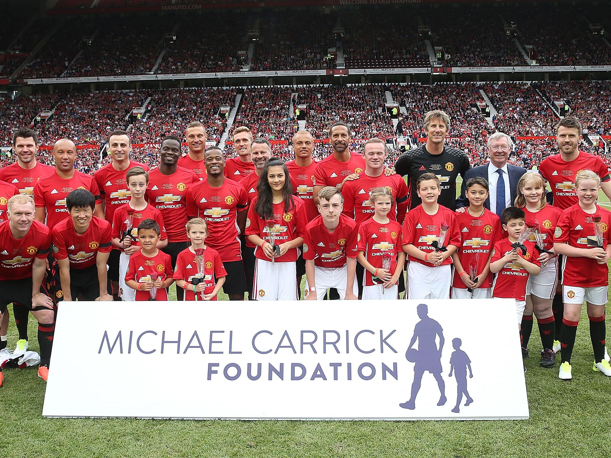 Carrick assembled a star-studded cast for his special day