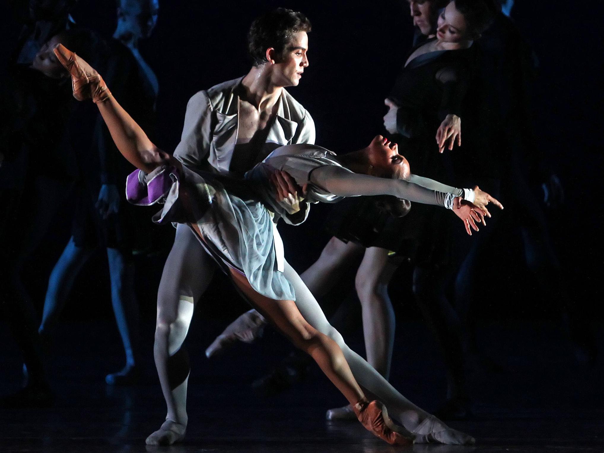 Gray Davis dancing with Misty Copeland at the Met