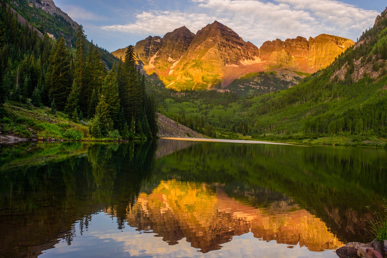 The Maroon Bells are the most beautiful part of the Rockies (Getty/iStock)