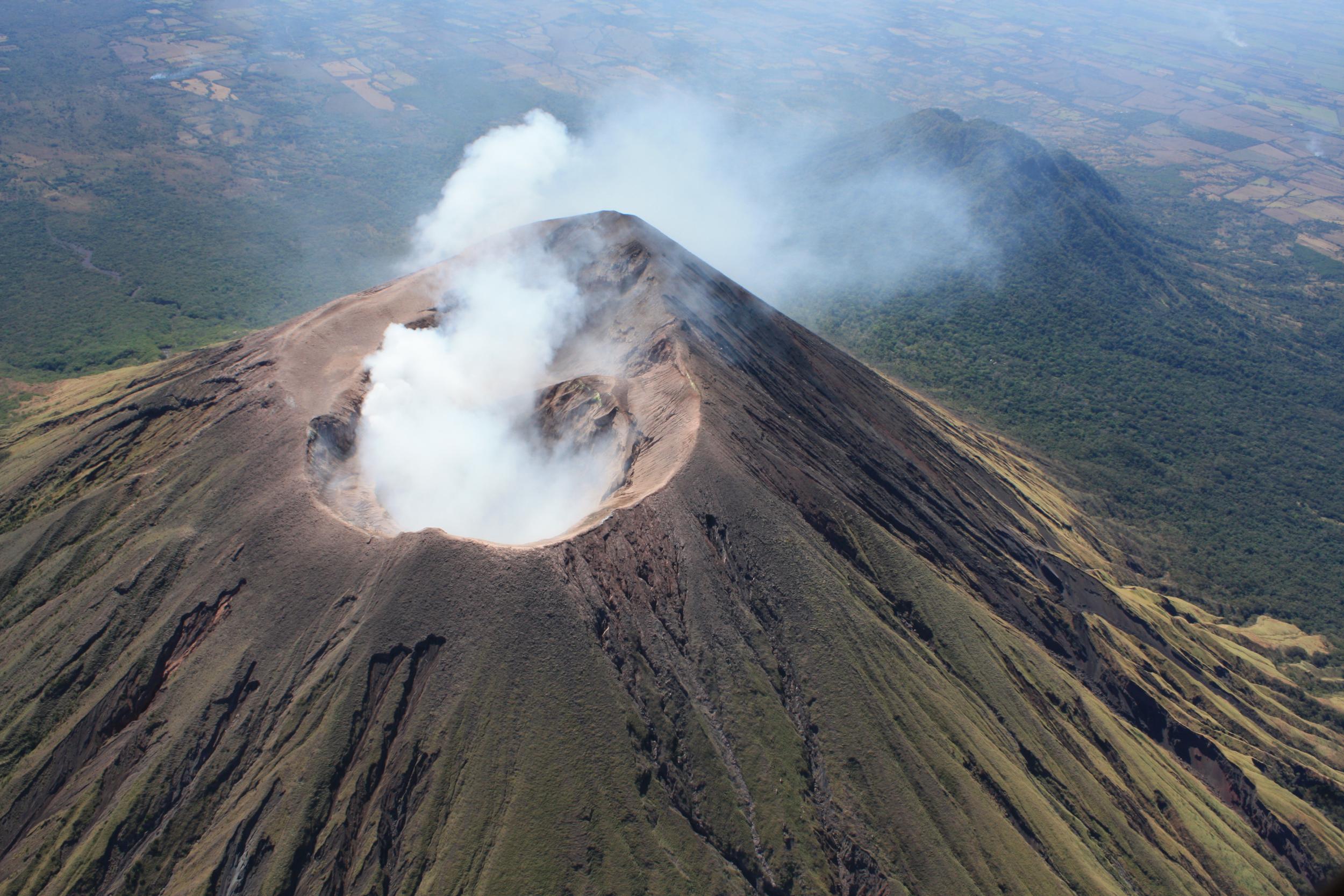 San Cristobal is the highest volcano in Nicaragua at 1,745m