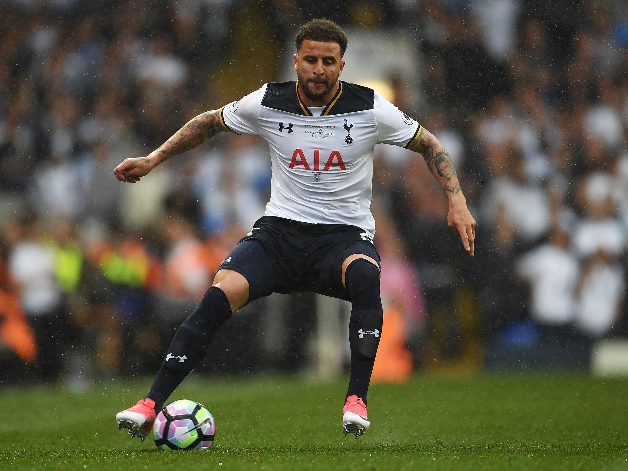 &#13;
Kyle Walker is expected to move to Manchester City this summer &#13;