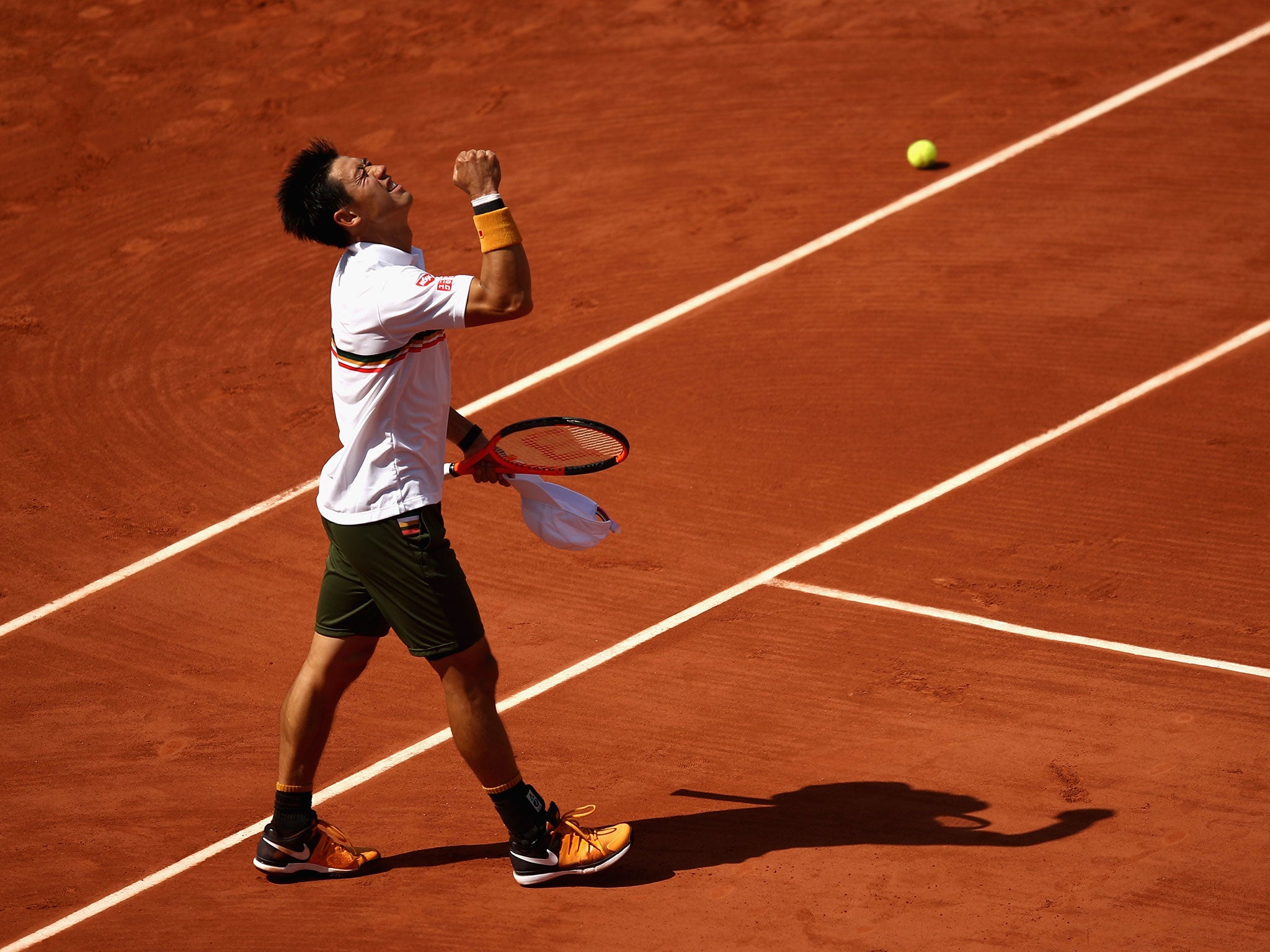 Nishikori beat Fernando Verdasco in the fourth round