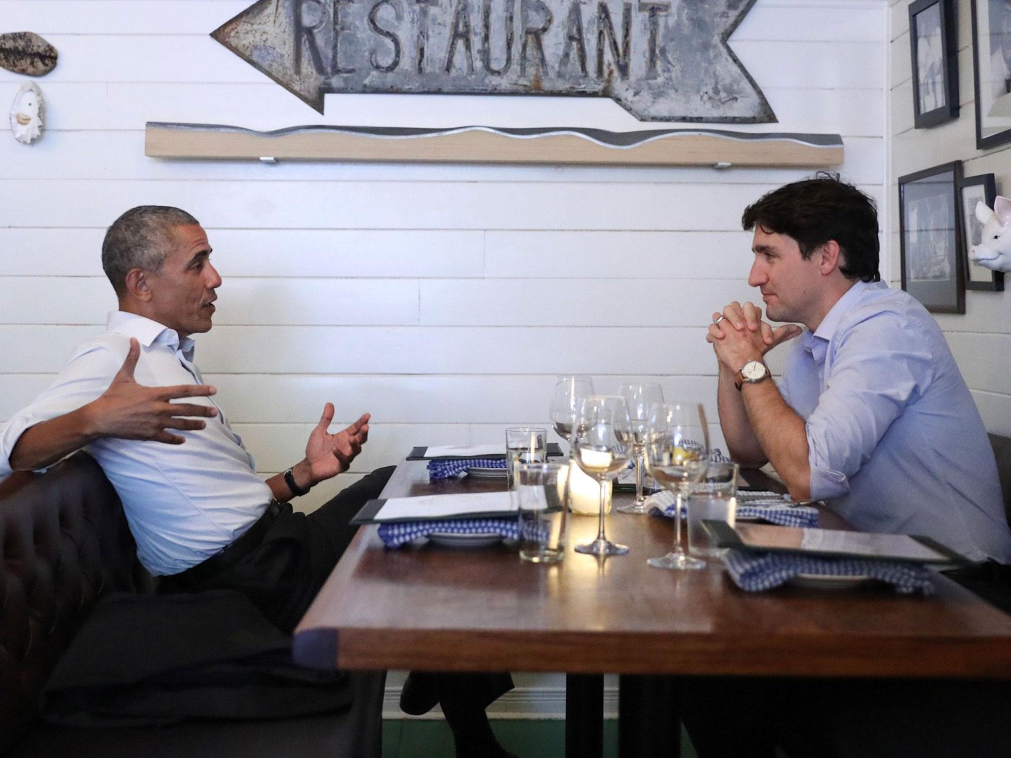 Barack Obama and Justin Trudeau dined at Liverpool House in Montreal's Little Burgundy neighbourhood