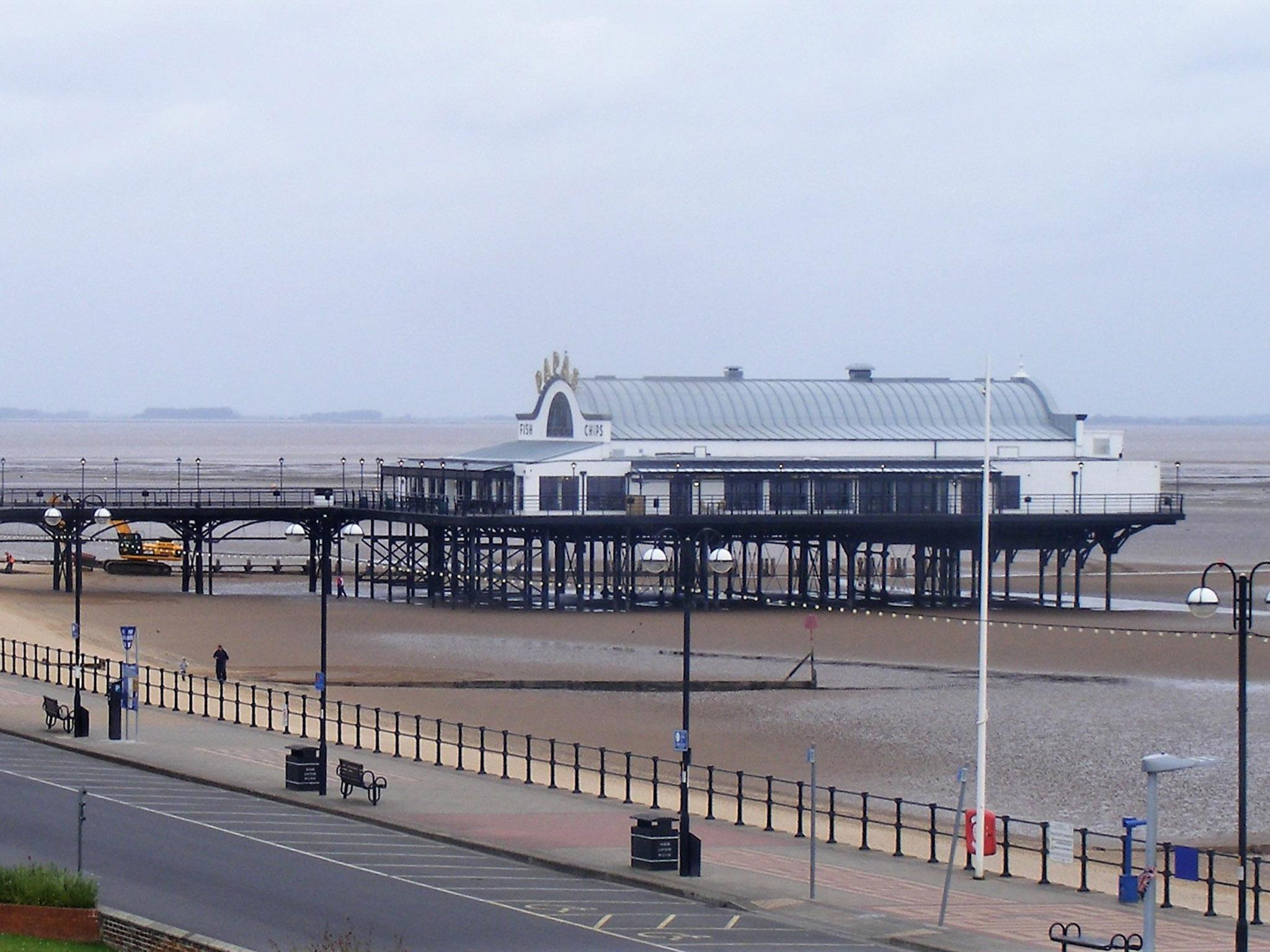 &#13;
The pier of Victorian seaside resort Cleethorpes&#13;