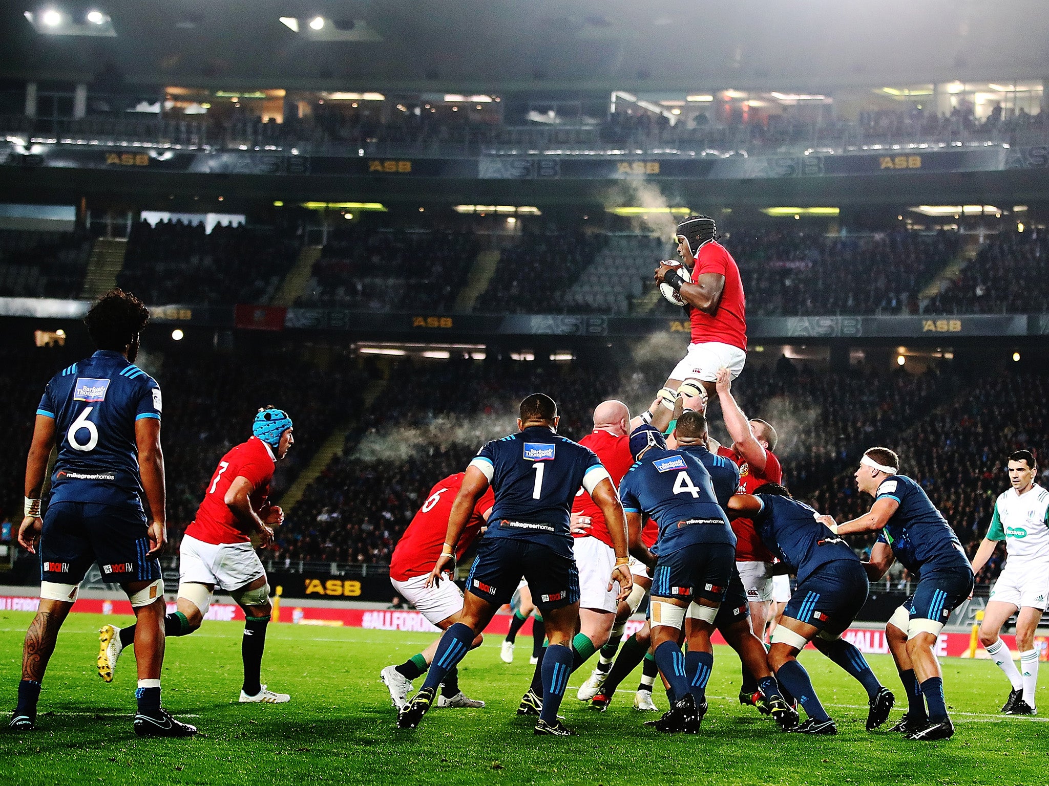 It was another disjointed display by the Lions in Auckland