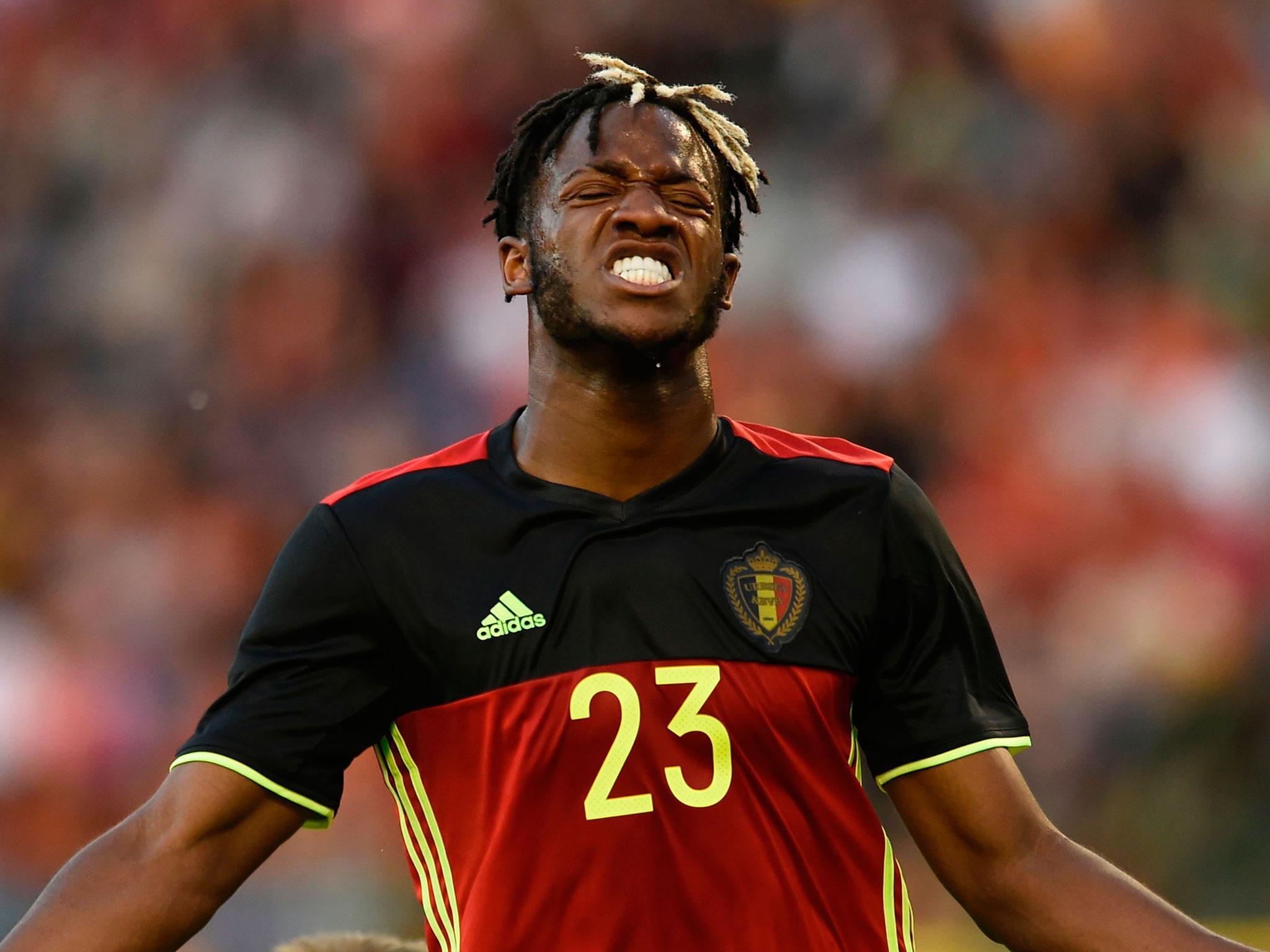 Michy Batshuayi is concerned he may lose his place with Belgium