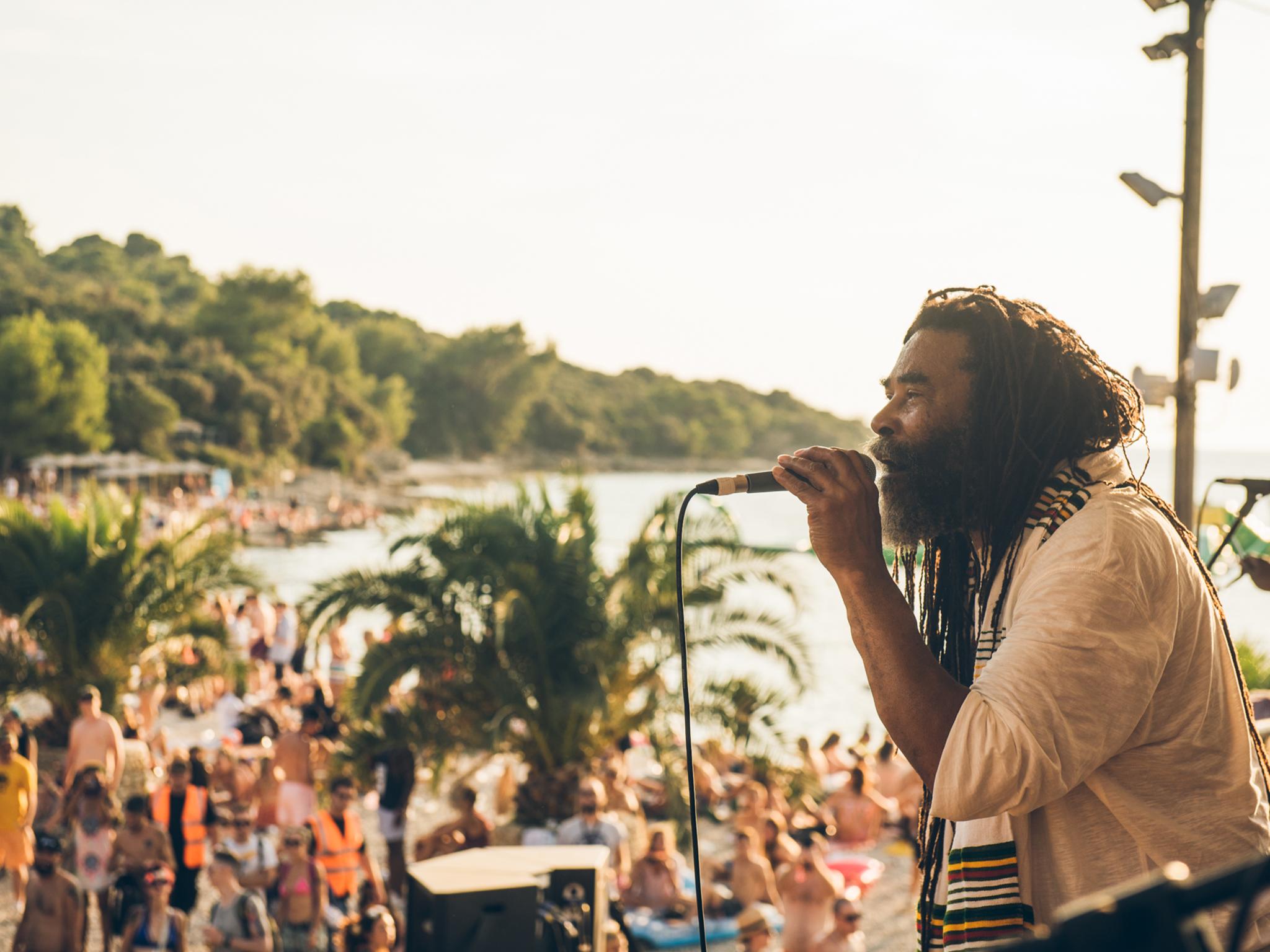 Reggae veterans The Twinkle Brothers perform at Outlook Festival 2016