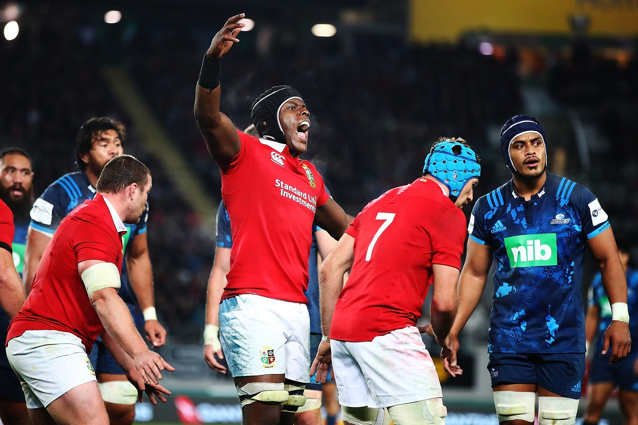 Maro Itoje came in for some criticism for his reaction to a penalty during the defeat against the Blues