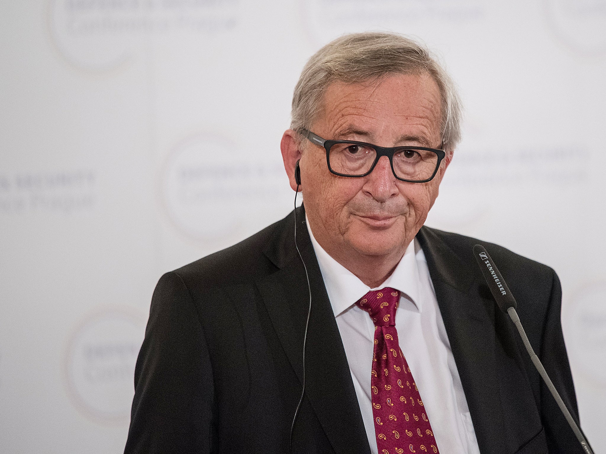 EU commission President Jean-Claude Juncker