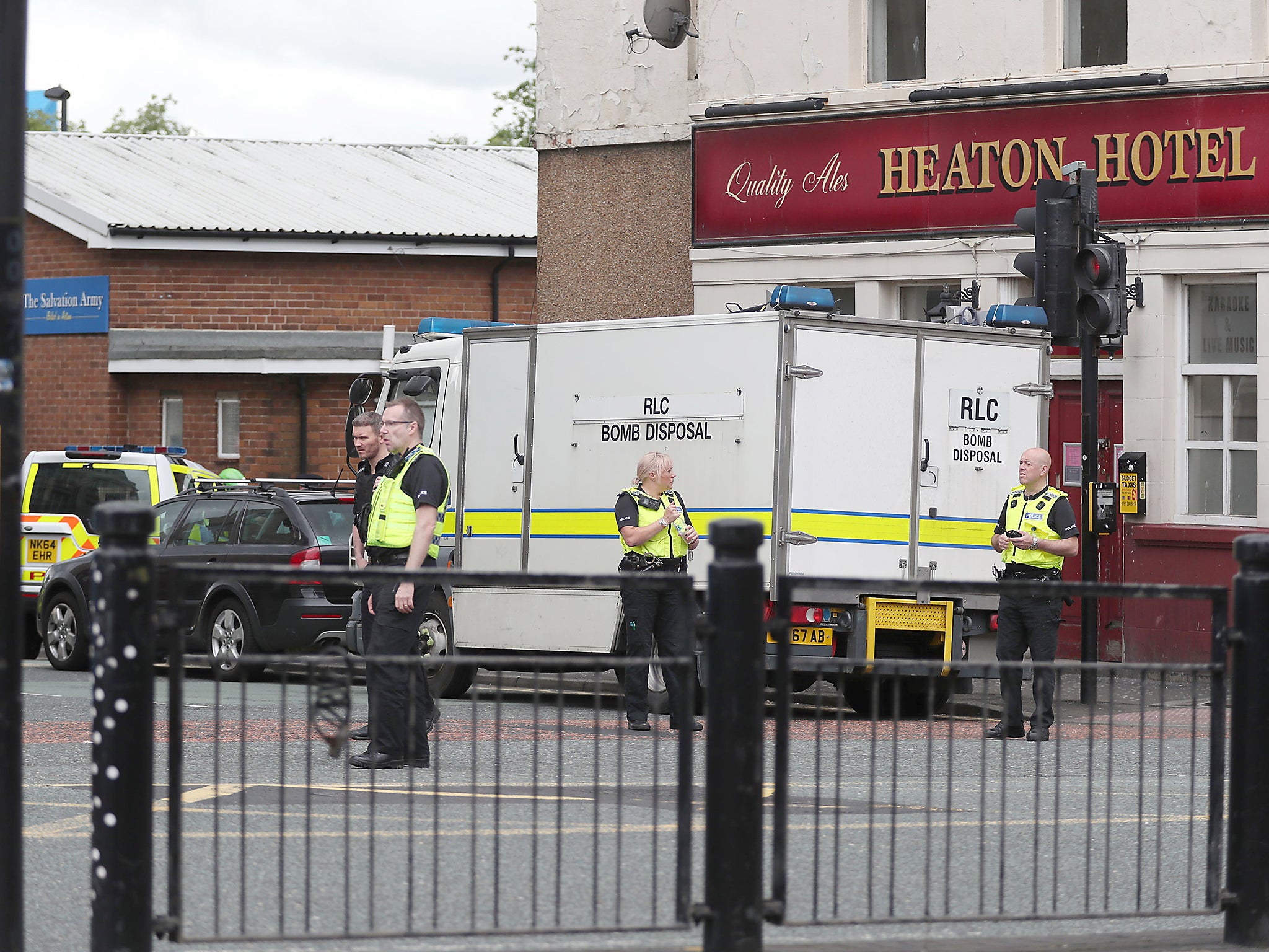 Streets surrounding the Jobcentre Plus on Clifford Street have been closed as a precautionary measure