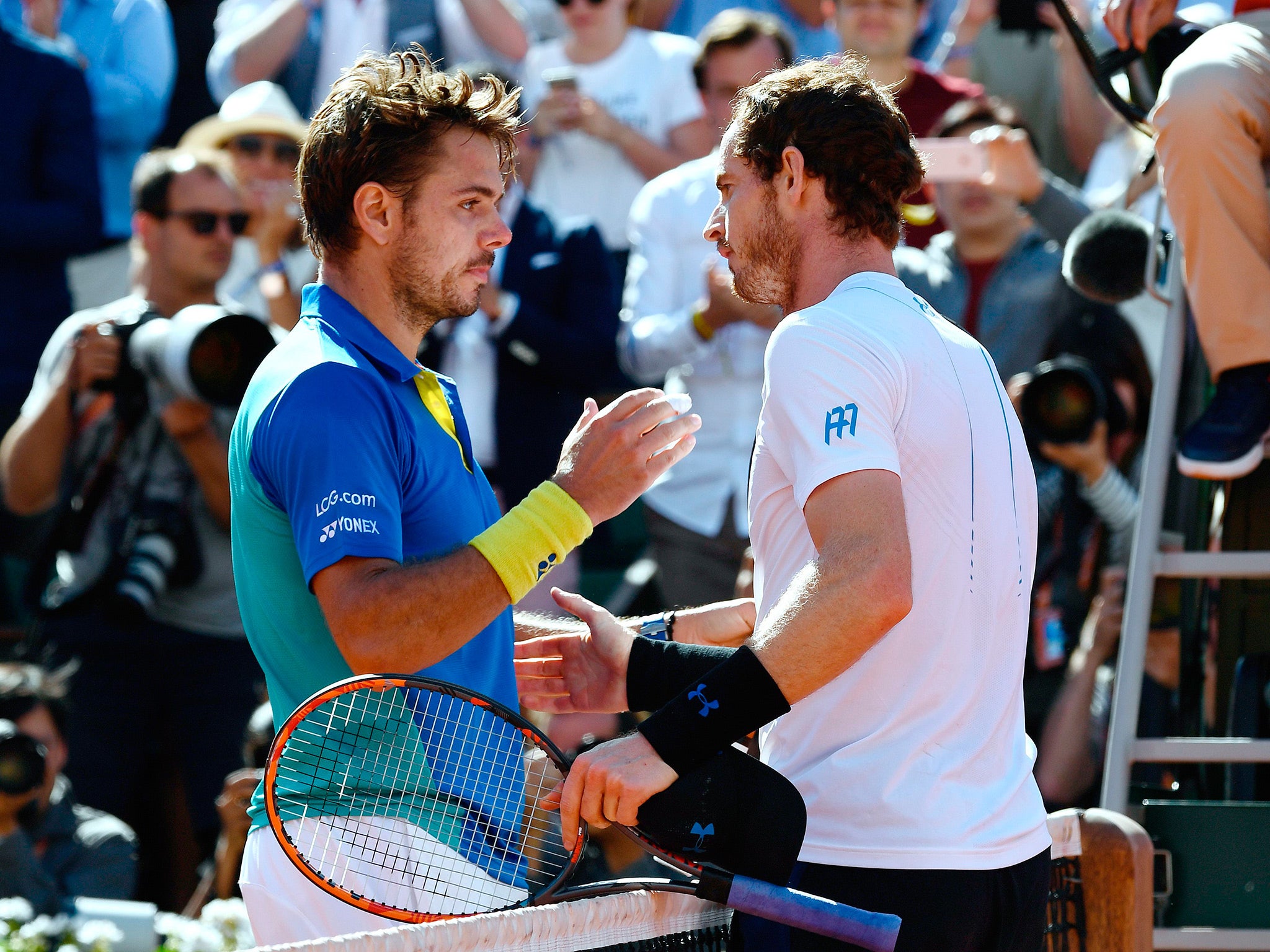 Murray looked far from his best in Paris but still reached the semi-finals