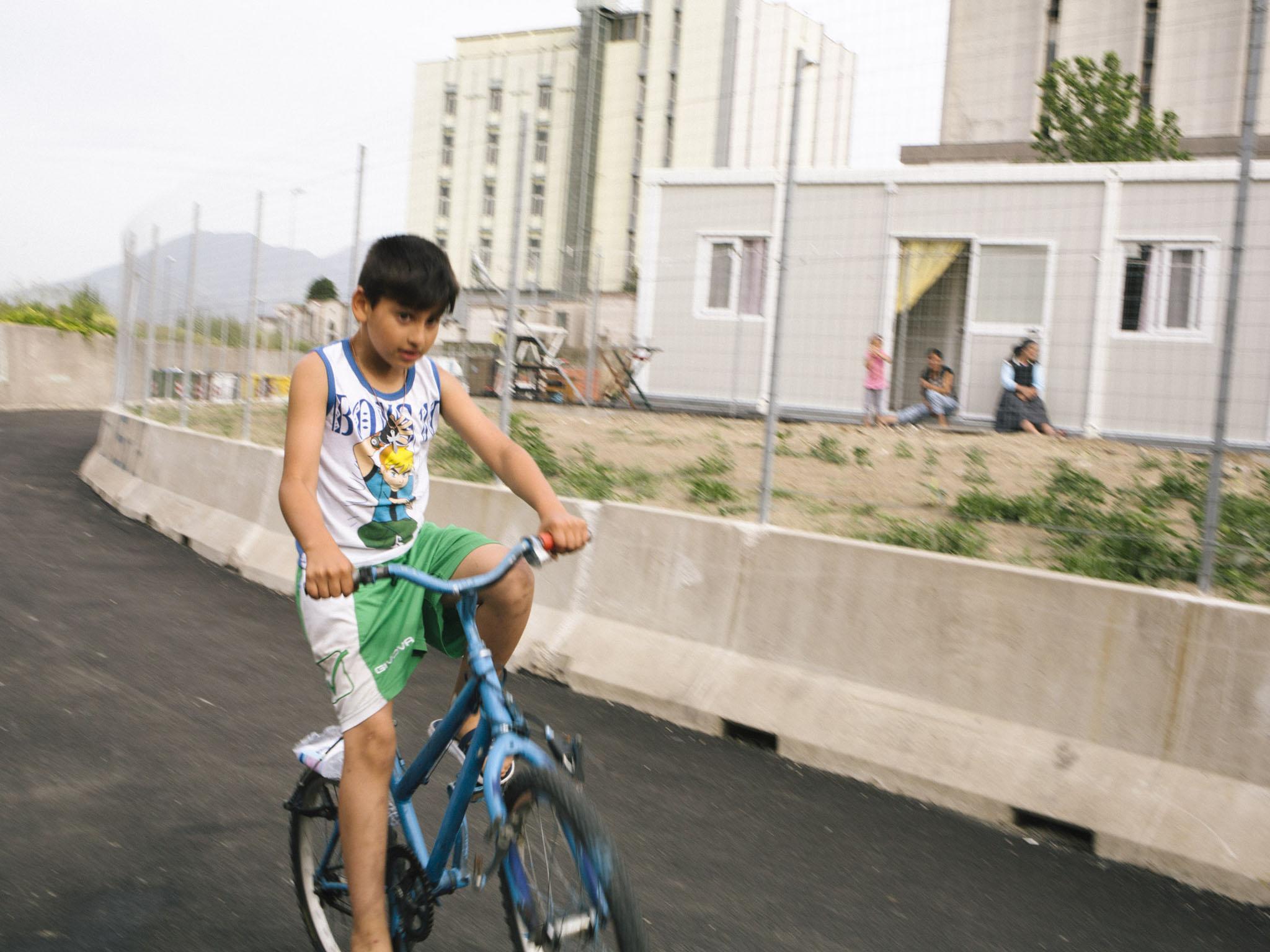 A number of the children who have been housed in Via del Riposo attend nearby schools